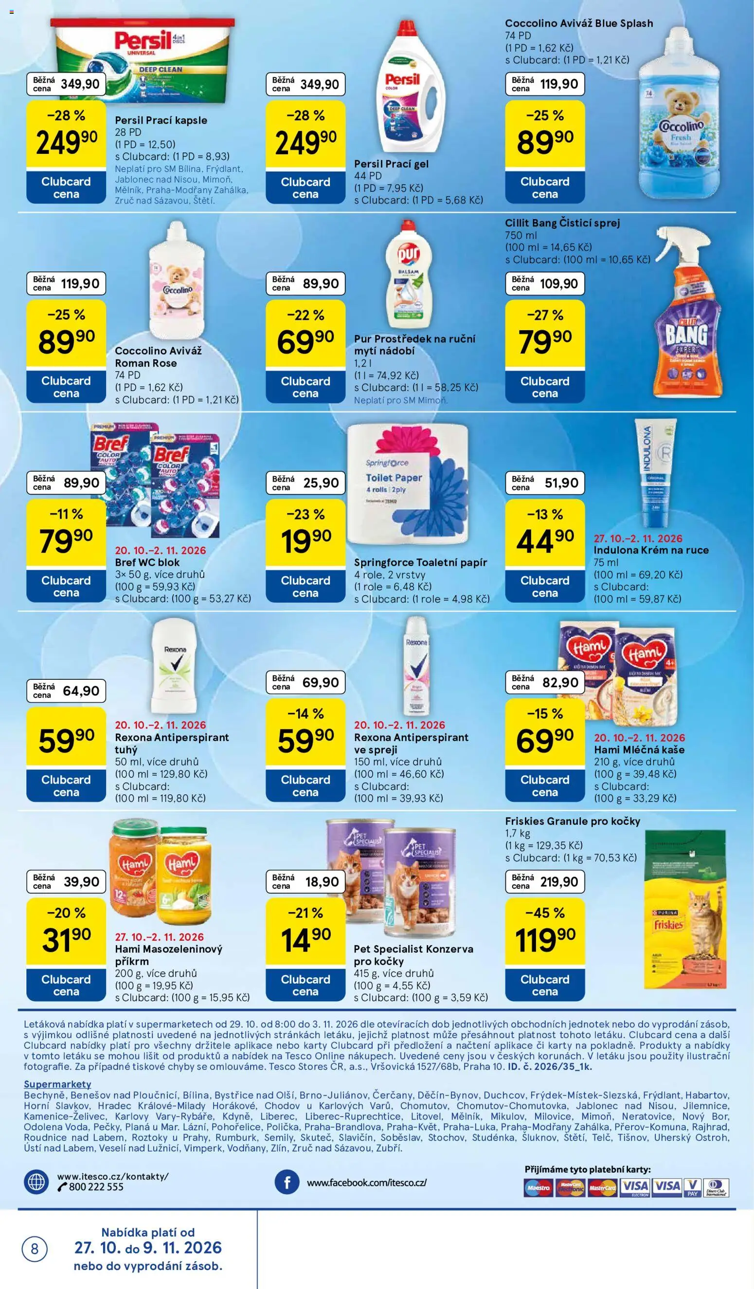 Tesco leták - Supermarket od 29.10.2026 | Strana: 8