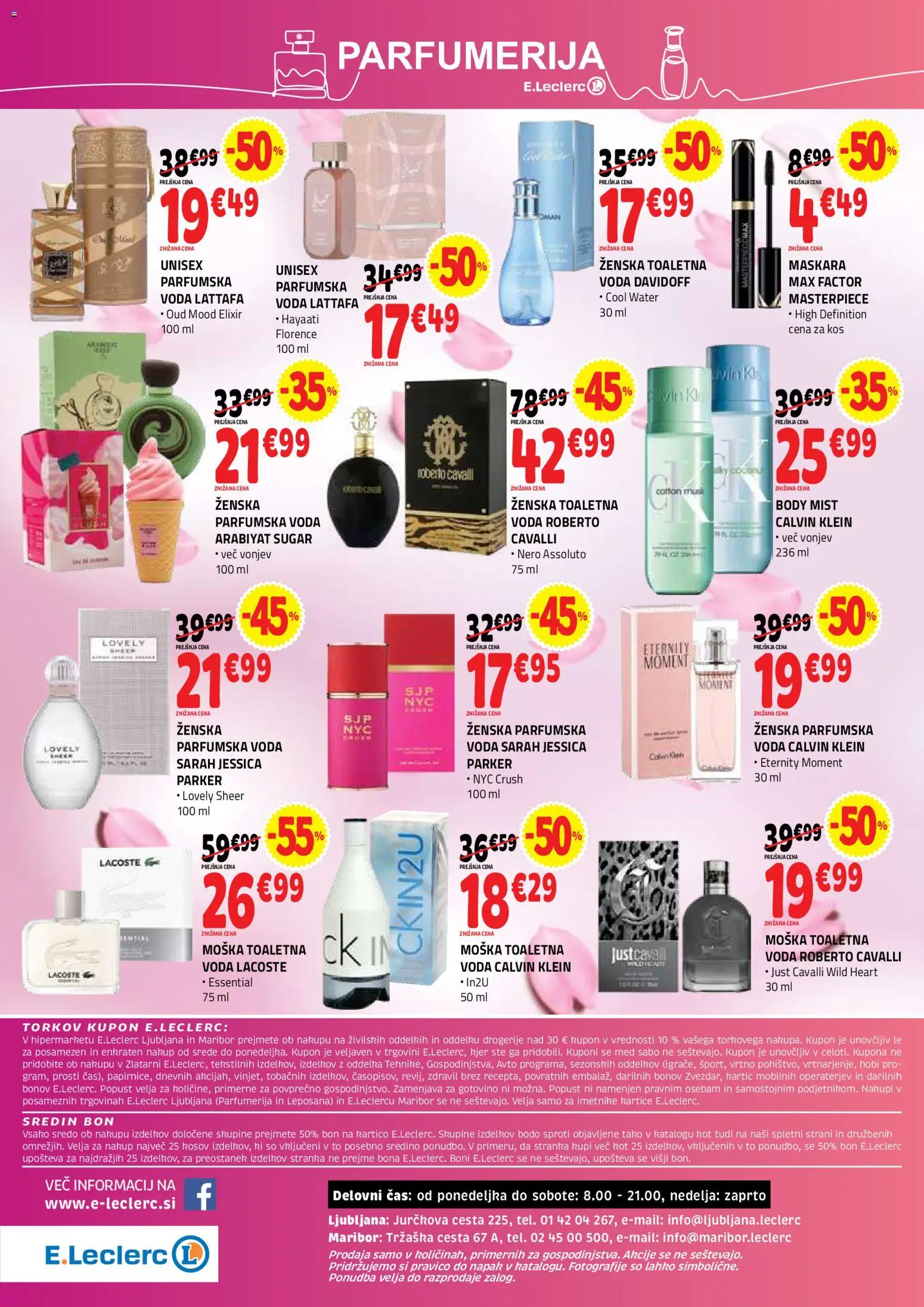 Novi E.leclerc katalog ponudbe – veljaven od 02.09.2026 | Stran: 48 | Izdelki: Med, Maskara, Voda, Toaletna voda