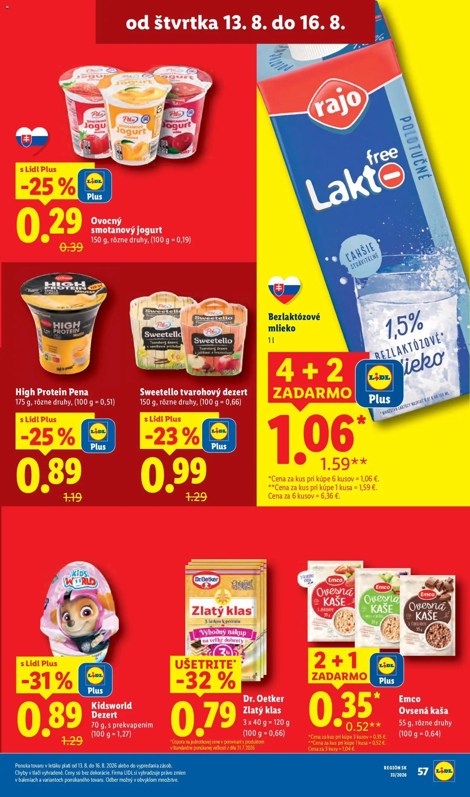 Nové Lidl akcie – leták je platný od 10.08.2026 | Strana: 77