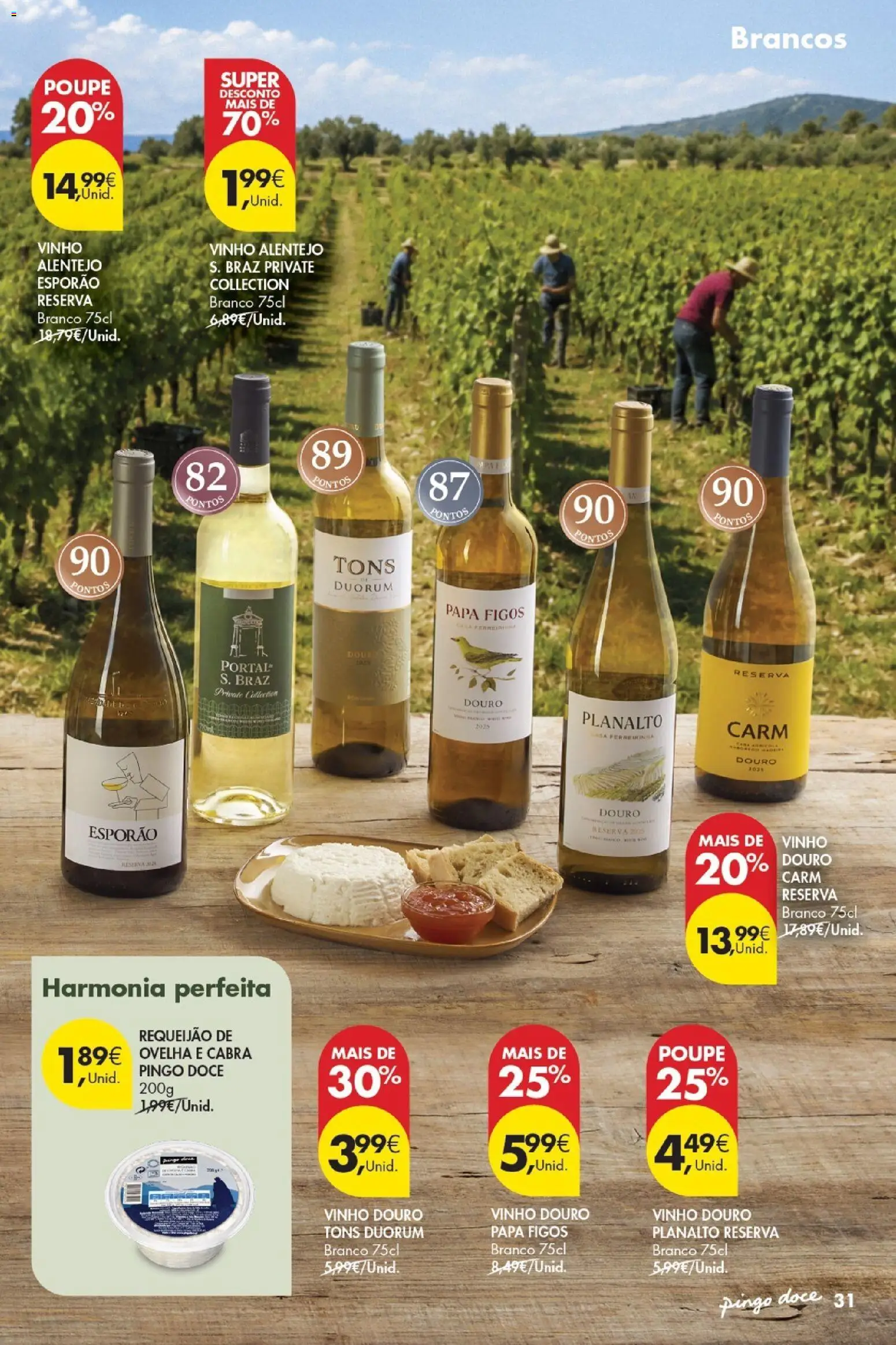 Pingo Doce - Vinhos e Sabores de Portugal Madeira │ válido de 15/09/2026 | Página: 31 | Produtos: Figos, Papa, Requeijão, Vinho