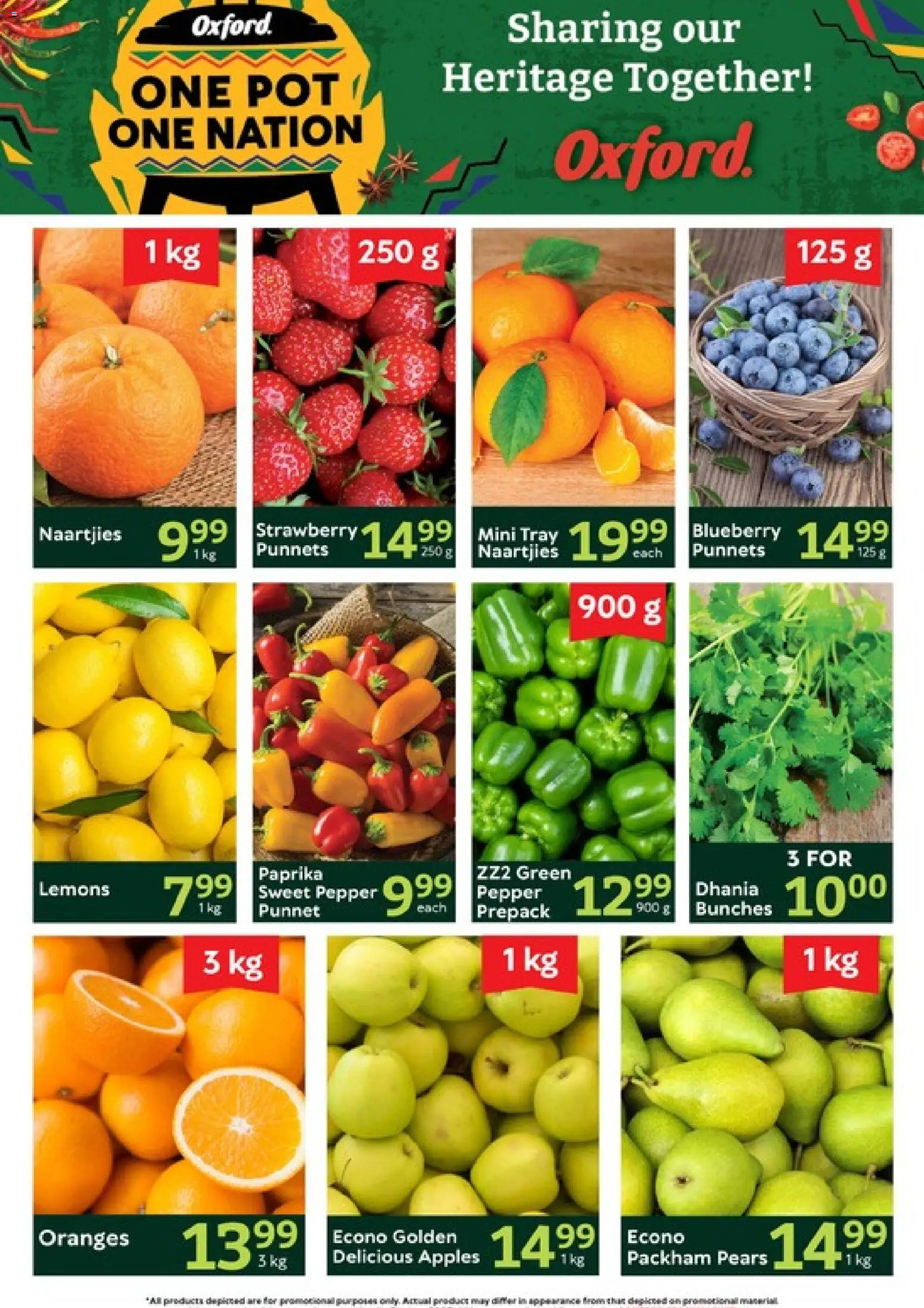New Oxford Freshmarket catalogue – valid from 01/09/2026 | Page: 3 | Products: Lemons, Tray, Oranges, Pepper