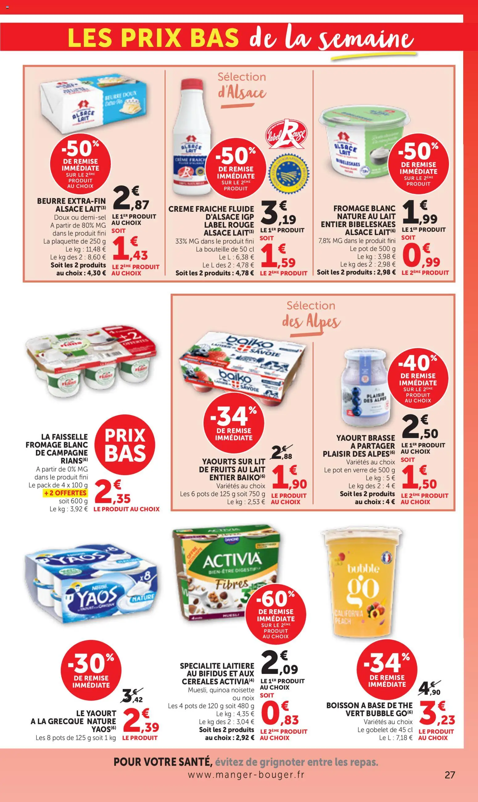 {H1} | Page: 27 | Produits: Digestif, Quinoa, Crème fraiche, Crème