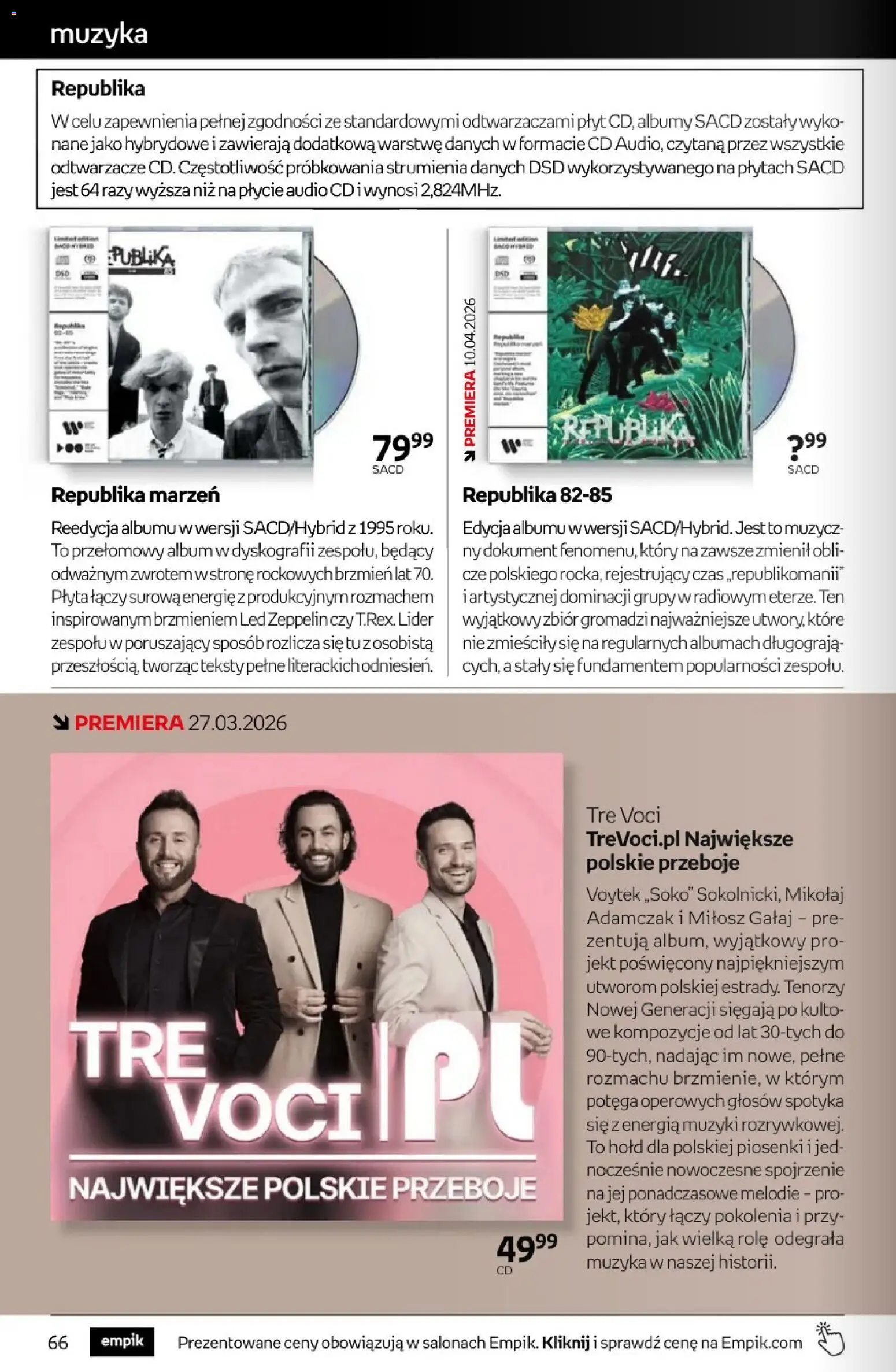 Empik promocje od 08.04.2026 | Strona: 66 | Produkty: Audio