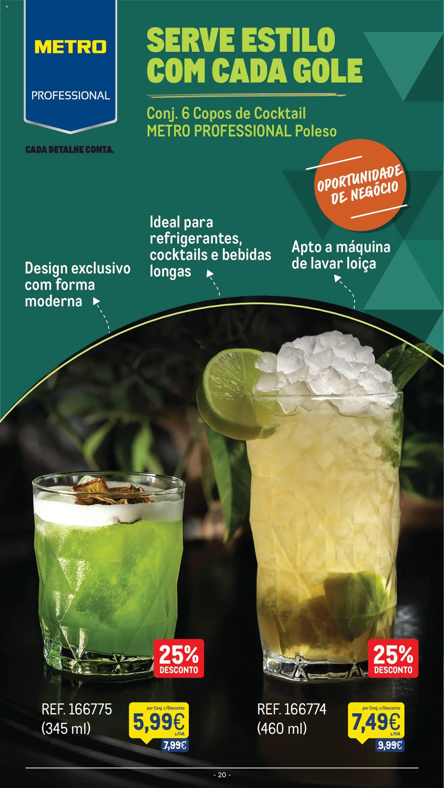 Makro folheto │ válido de 18/08/2026 | Página: 20 | Produtos: Copos, Bebidas, Cocktails