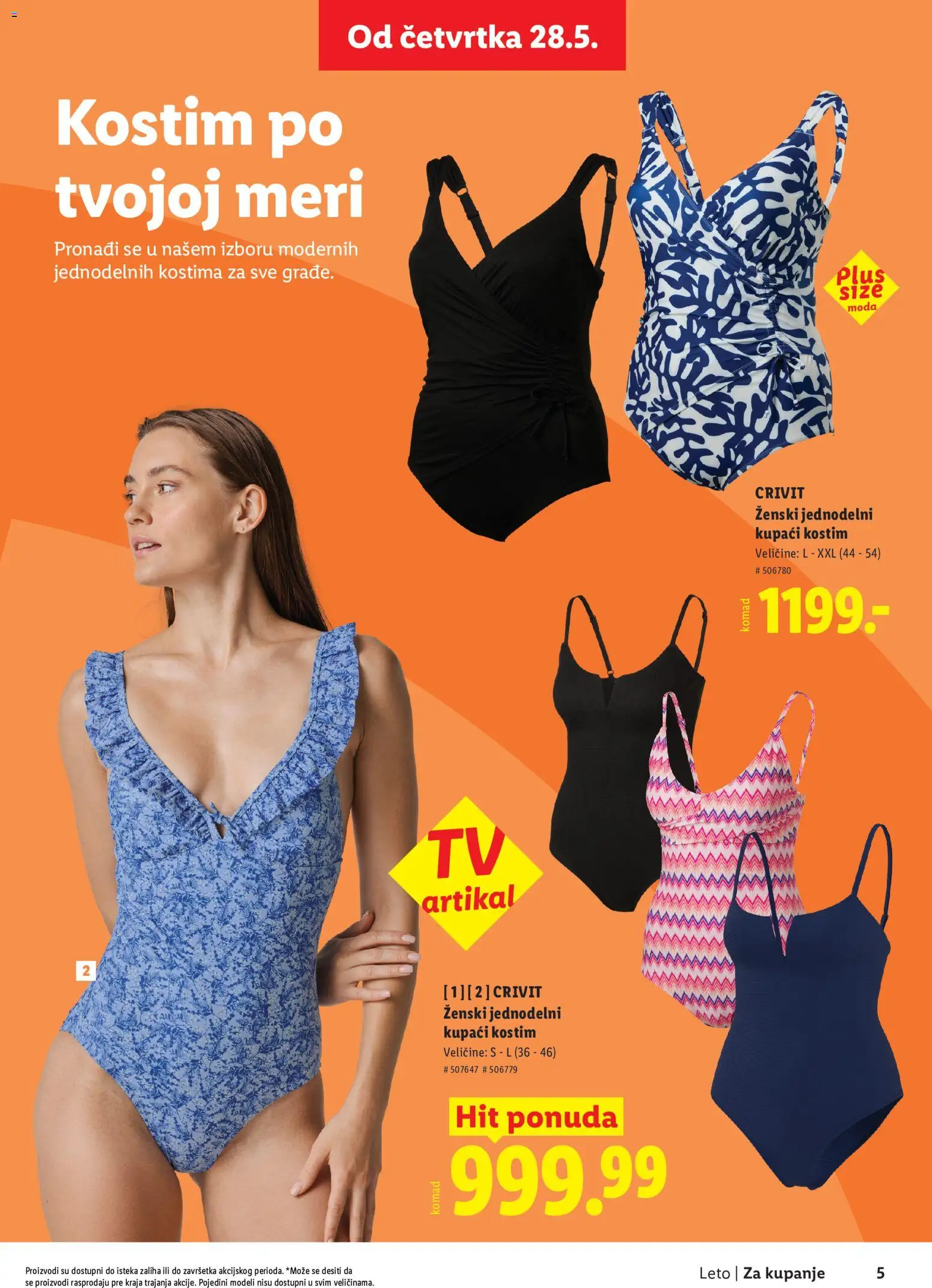 Lidl katalog - važi od 28.05.2026 | Strana: 5 | Proizvode: Kupaći kostim