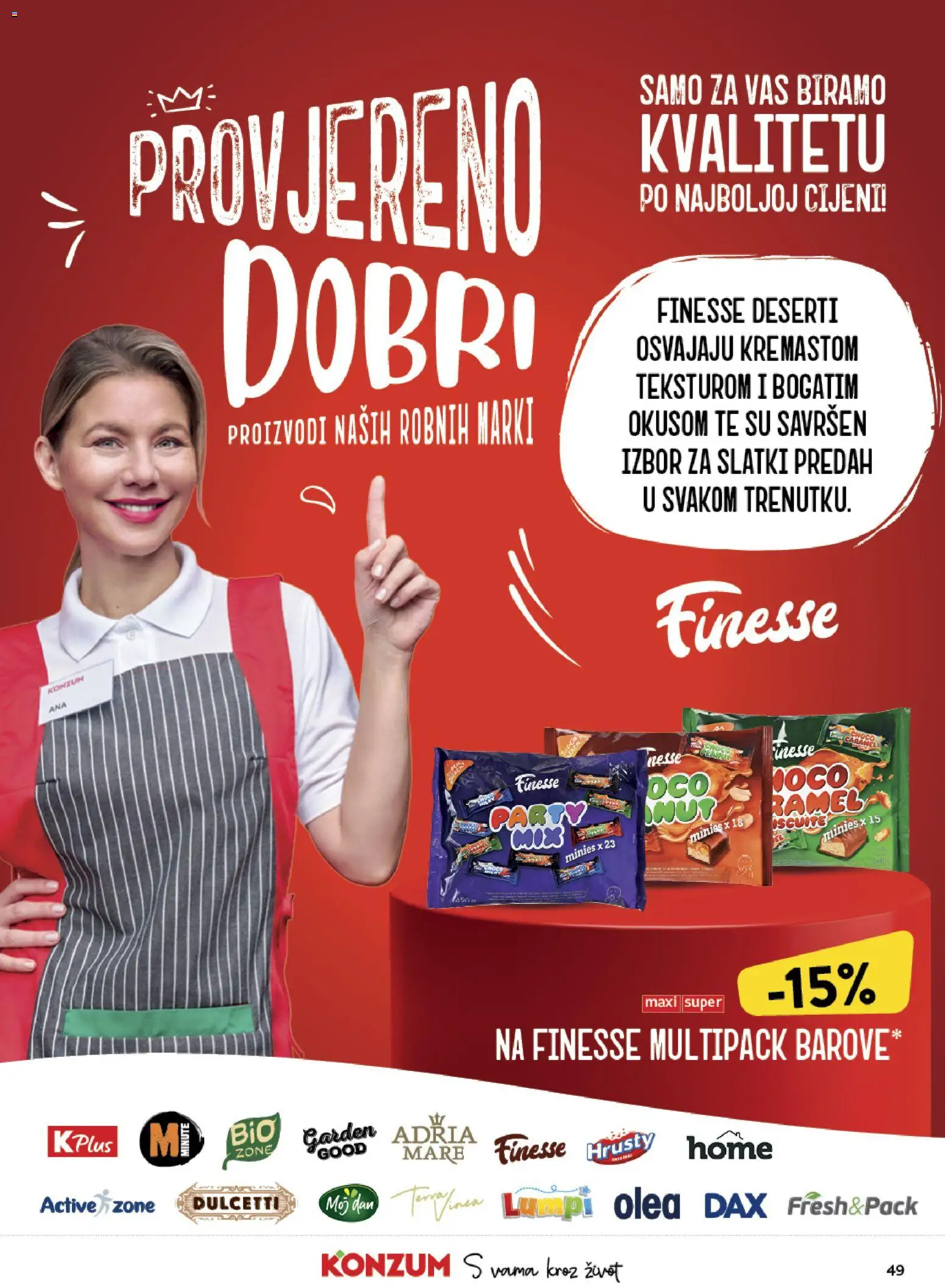 Konzum HR akciós ujság - amely érvényes a következő dátumtól: 2026.09.02. | Oldal: 48 | Termékek: Vas