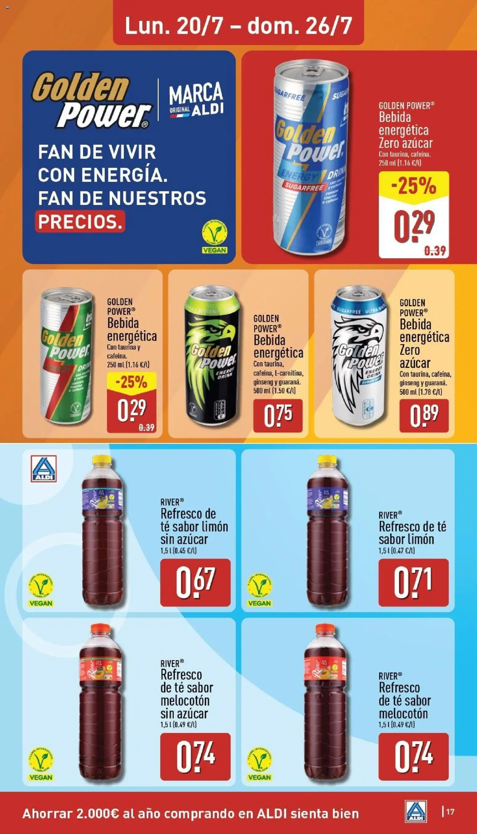 Aldi folleto Canarias │ válido desde el 20/07/2026 | Página: 17 | Productos: Té