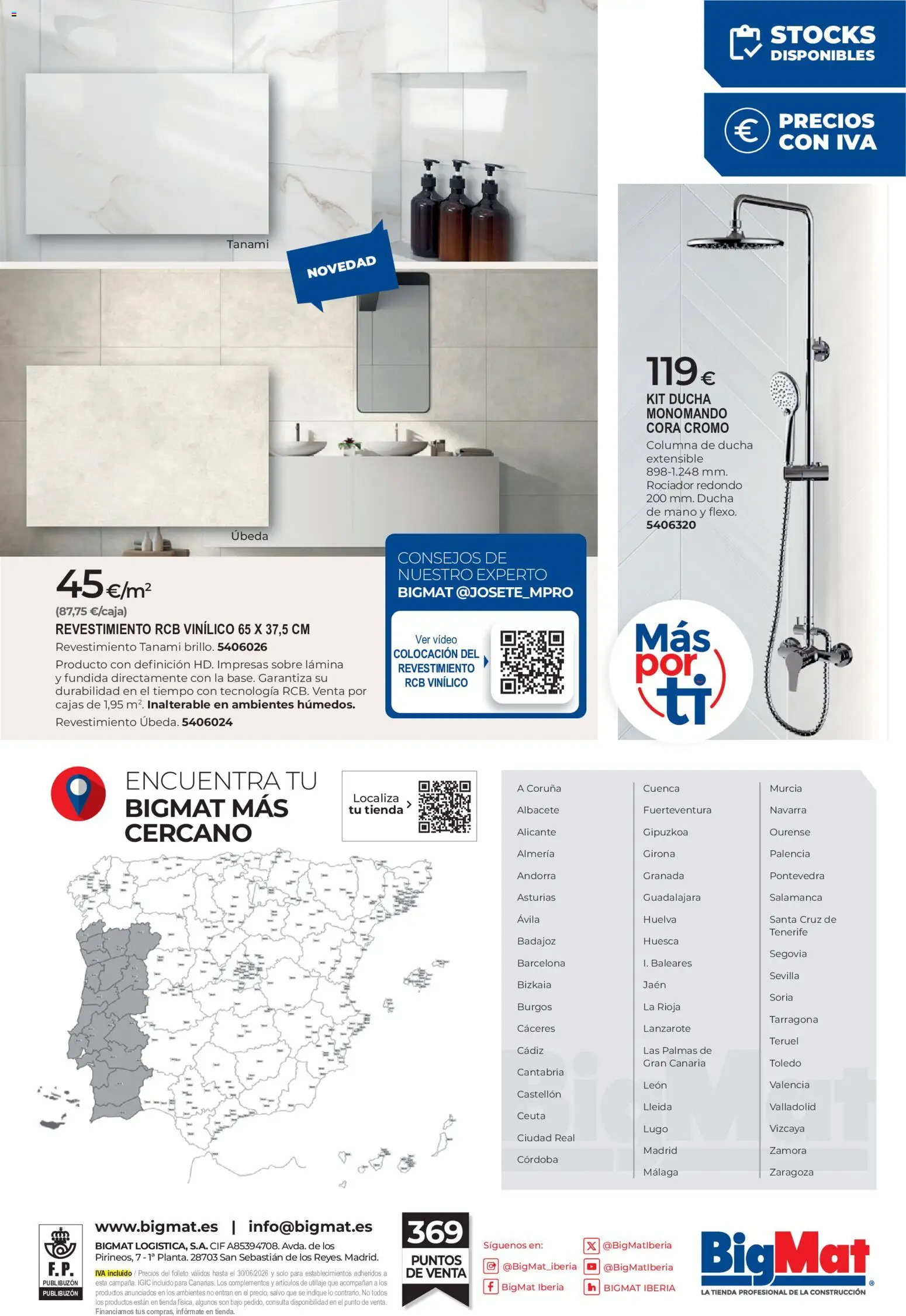 BigMat Baños y cerámica 2026 │ válido desde el 21.05.2026 | Página: 28 | Productos: Video, Ducha
