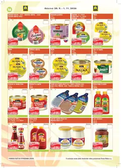Makos leták platný od 28.09.2026 | Strana: 16 | Produkty: Nátierka, Losos, Omega 3, Omáčka