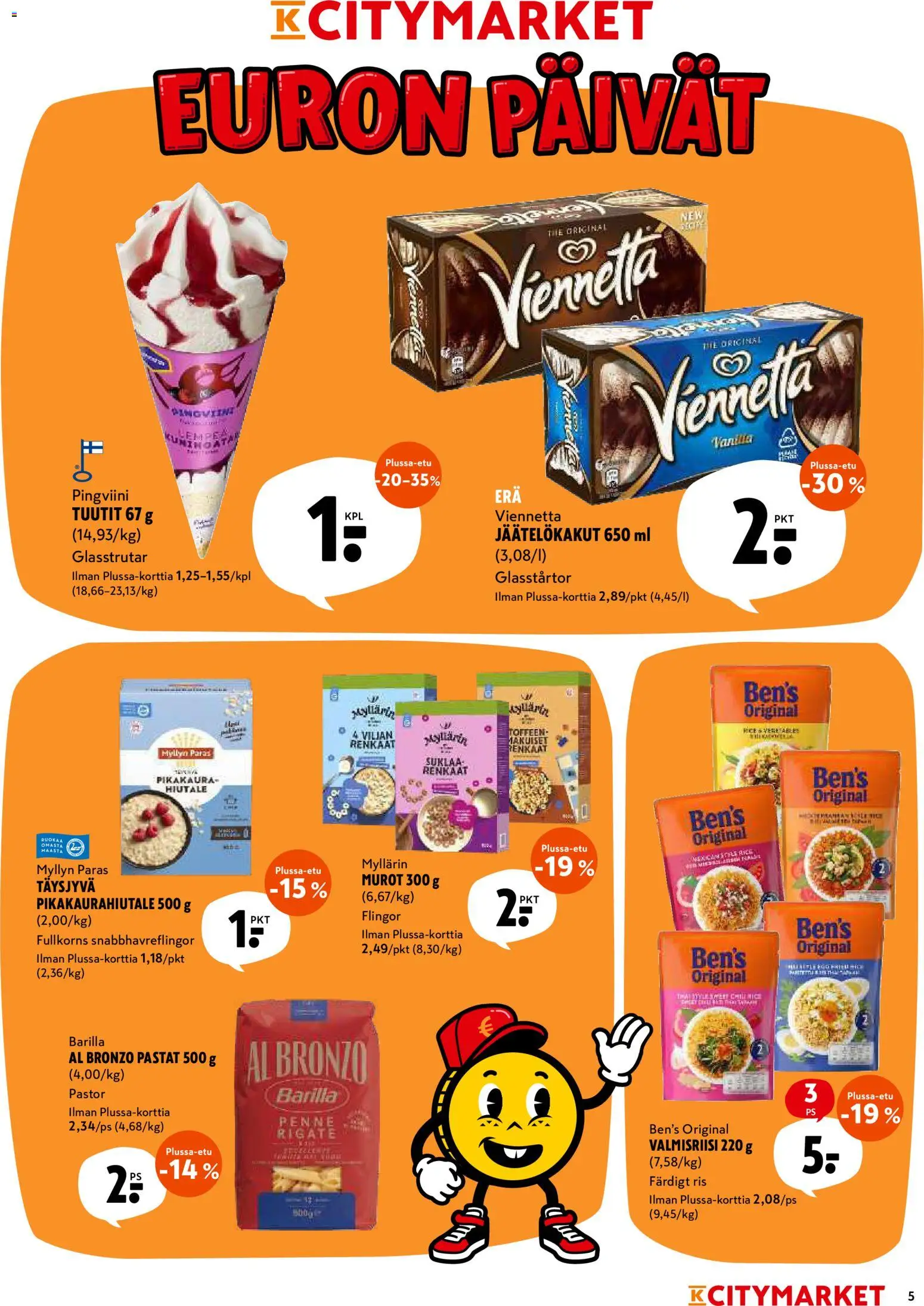 K-Citymarket tarjoukset – voimassa 08.06.2026 alkaen | Sivu: 5 | Tuotteet: Suklaa, Murot
