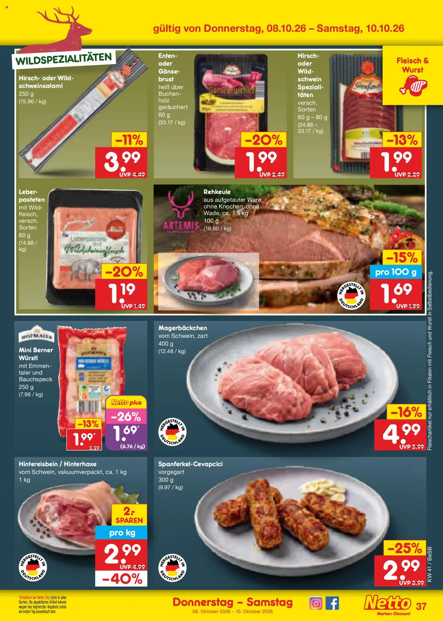 Netto Marken-Discount Prospekt – gültig ab 05.10.2026 | Seite: 47 | Produkte: Würstl, Wurst, Fleisch