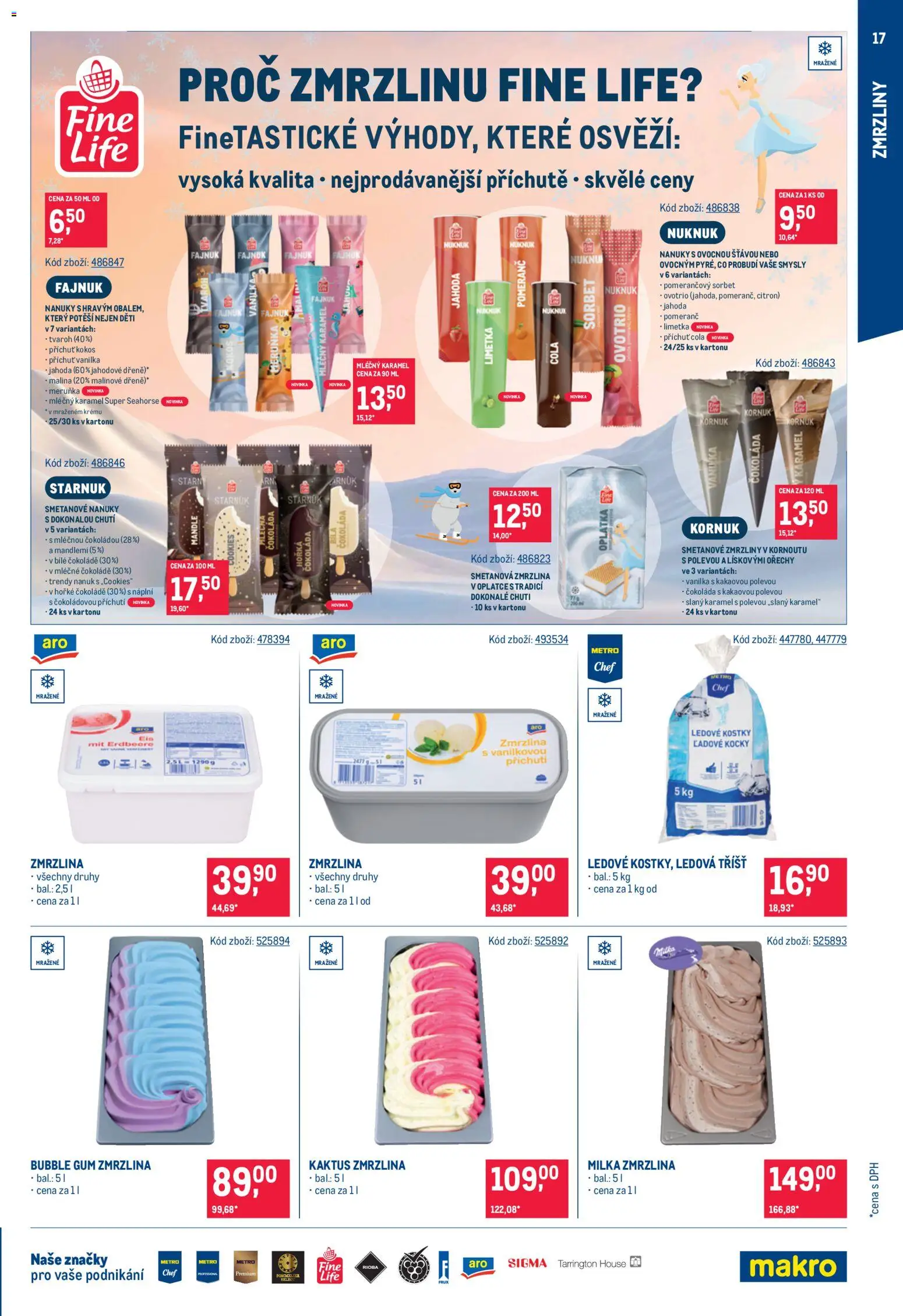 Makro leták - Street Food od 17.06.2026 | Strana: 17 | Produkty: Nanuk, Ořechy, Sorbet, Cola