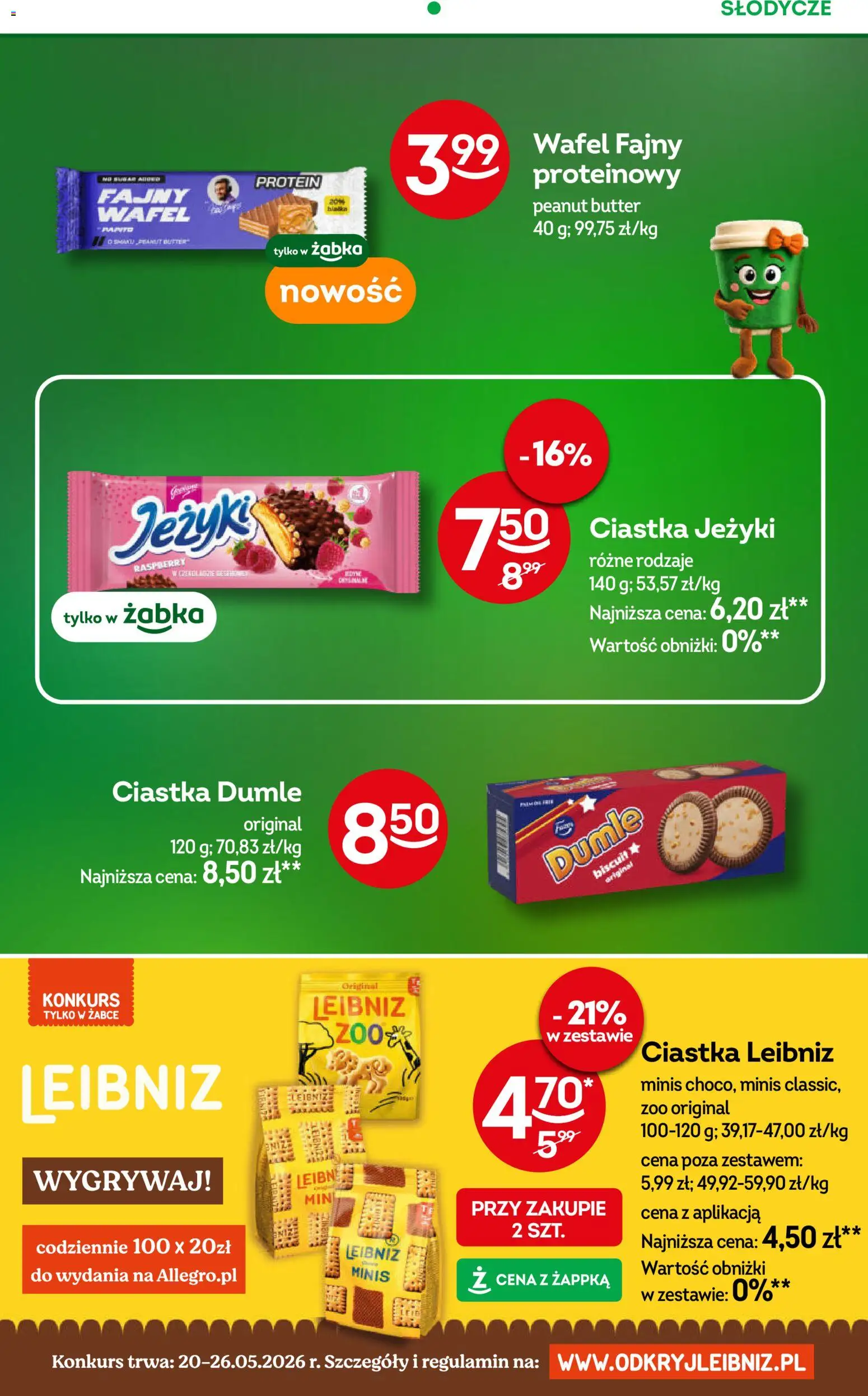 Żabka gazetka od 20.05.2026 | Strona: 42 | Produkty: Słodycze, Ciastka