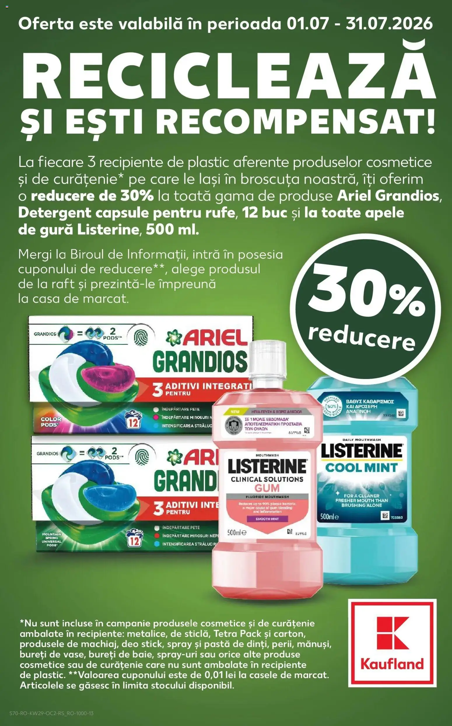 Noul catalog Kaufland – valabil de la 15.07.2026 | Pagină: 70 | Produse: Detergent Capsule, Raft, Recipiente, Detergent