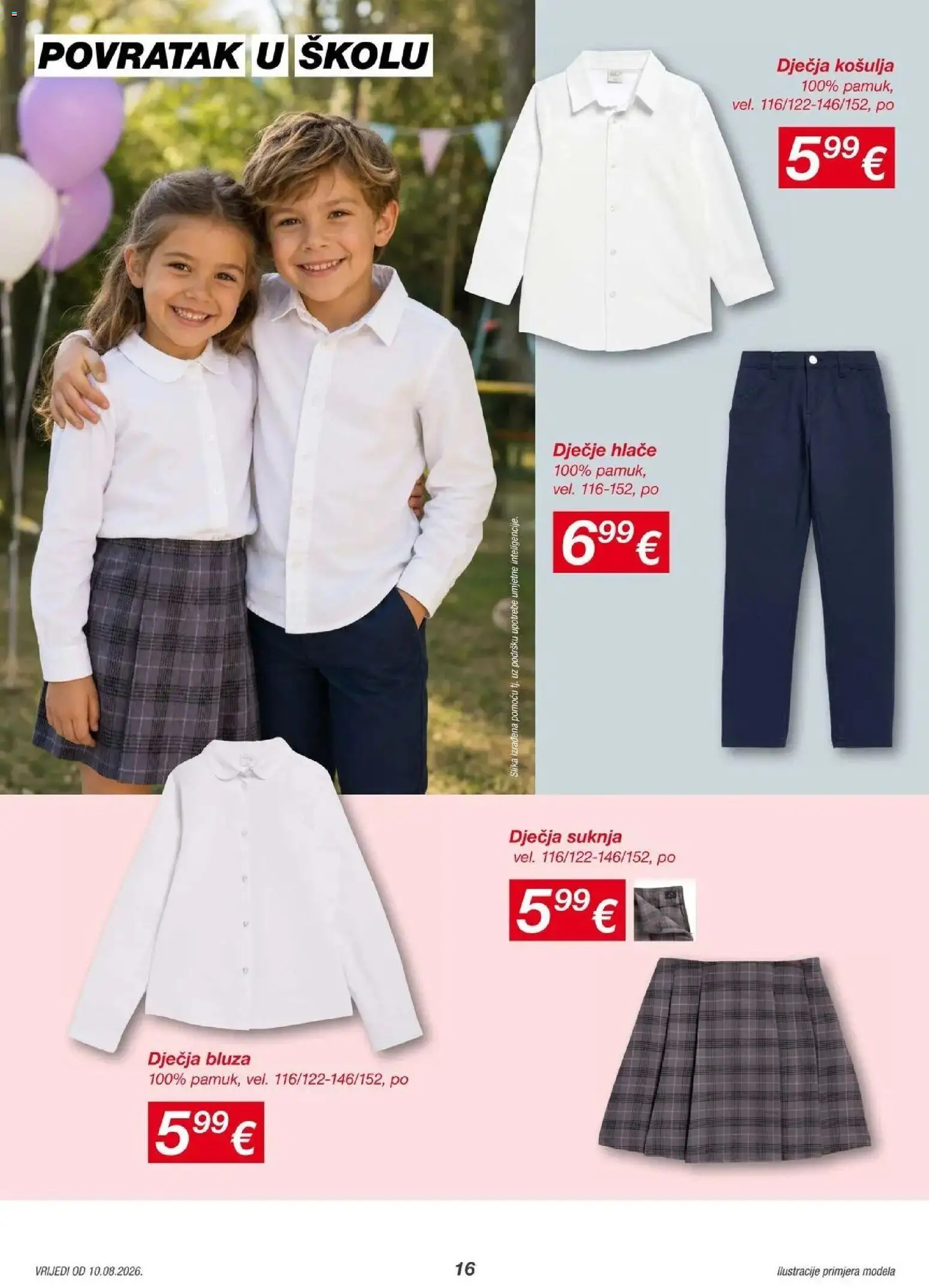 Kik - KiK katalog do 16.08.2026 | Stranica: 16 | Proizvodi: Košulja, Bluza, Hlače, Suknja