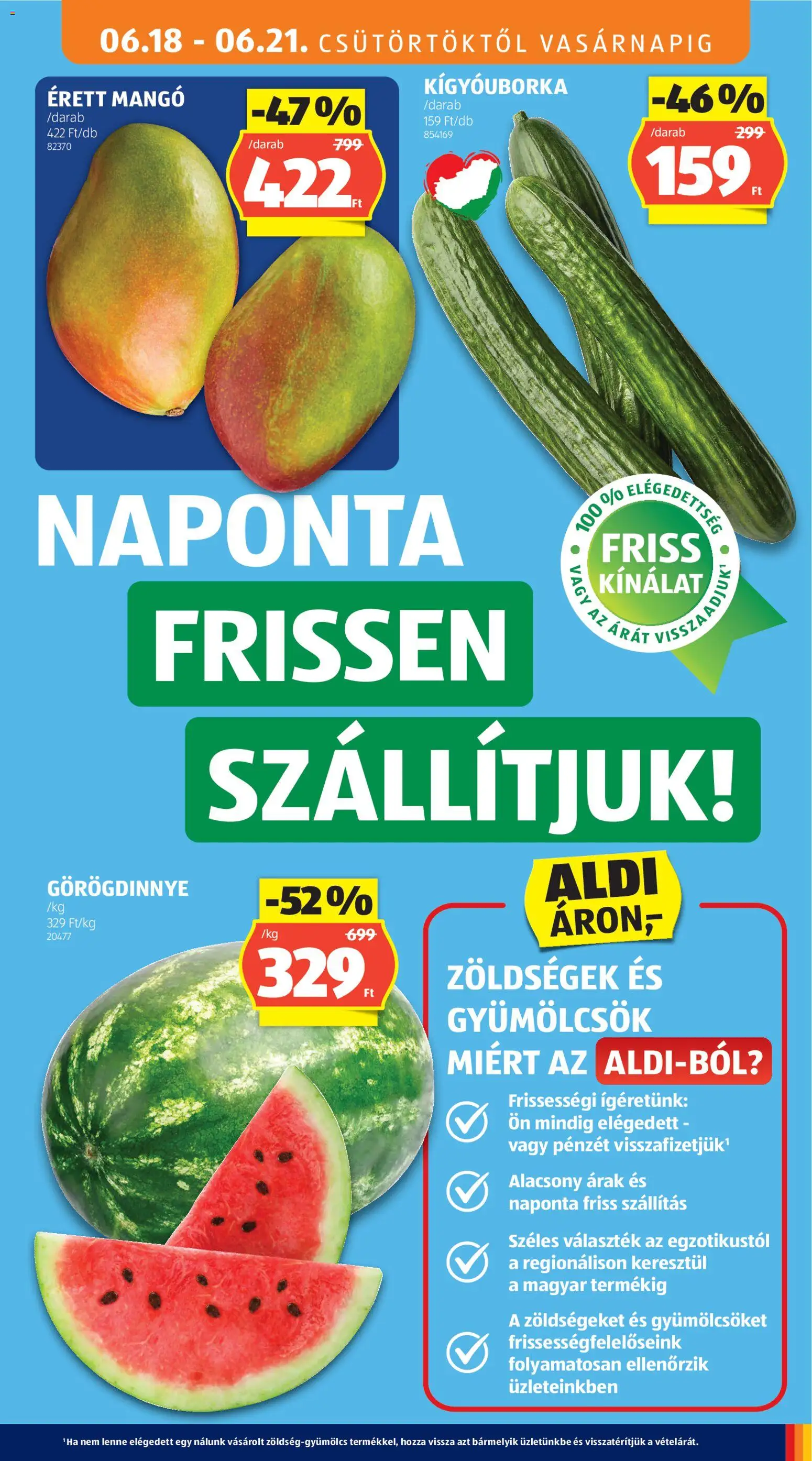 Aldi akciós ujság - amely érvényes a következő dátumtól: 18.06.2026 | Oldal: 9