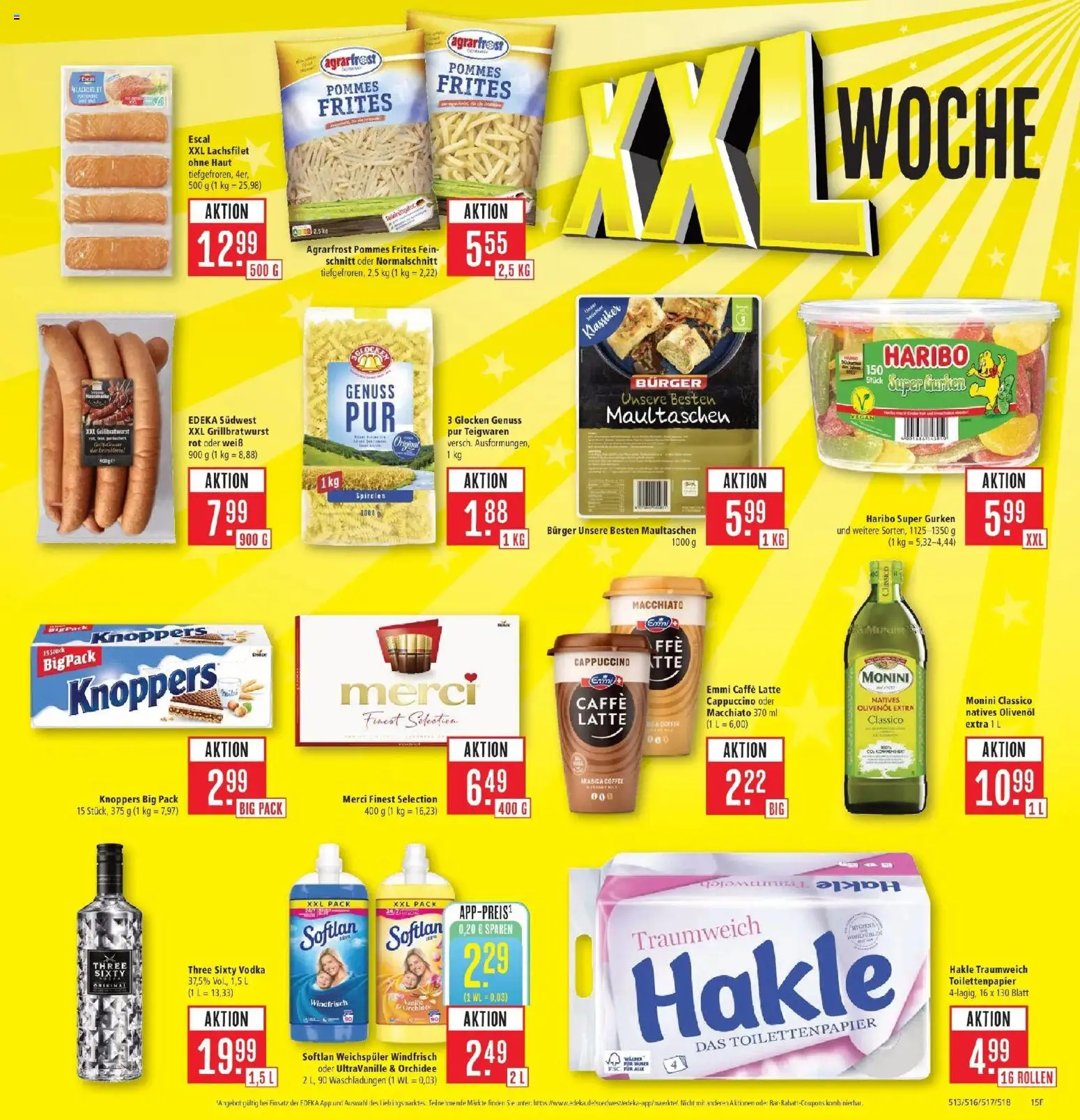 Marktkauf Prospekt Böblingen (ab 31.08.2026) » Angebote online | Seite: 19 | Produkte: Merci, Olivenol, Pommes frites, Gurken