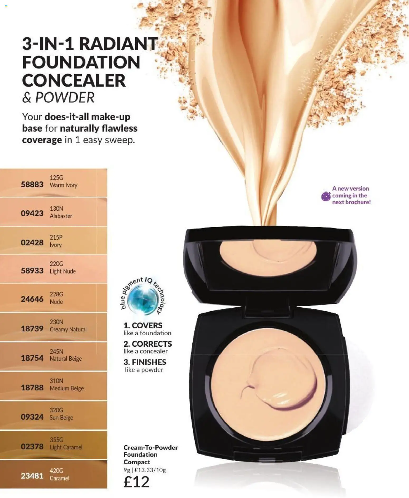 {H1} | Page: 31 | Products: Concealer, Powder