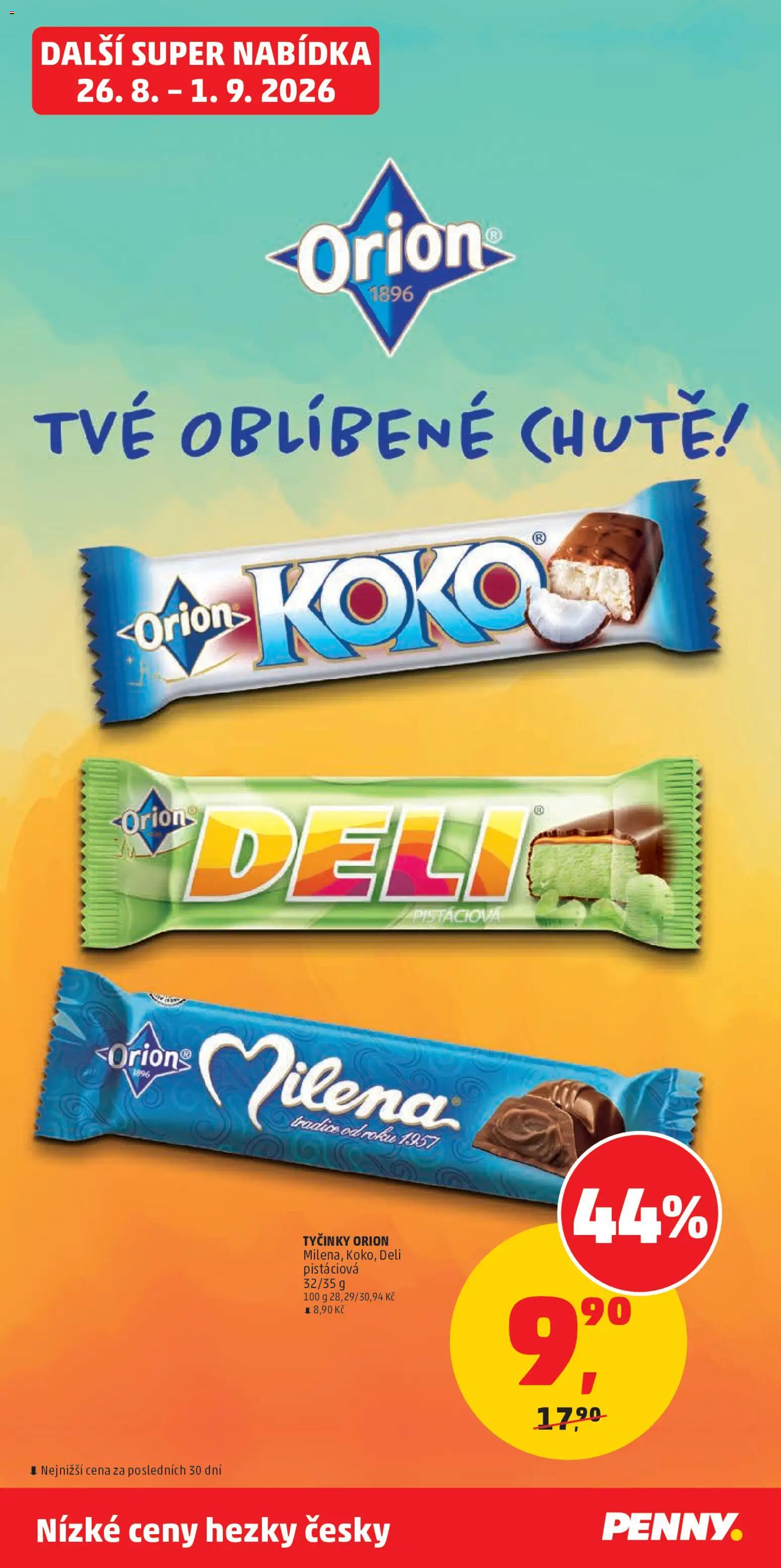 Penny Market leták od 26.08.2026 | Strana: 34 | Produkty: Tyčinky