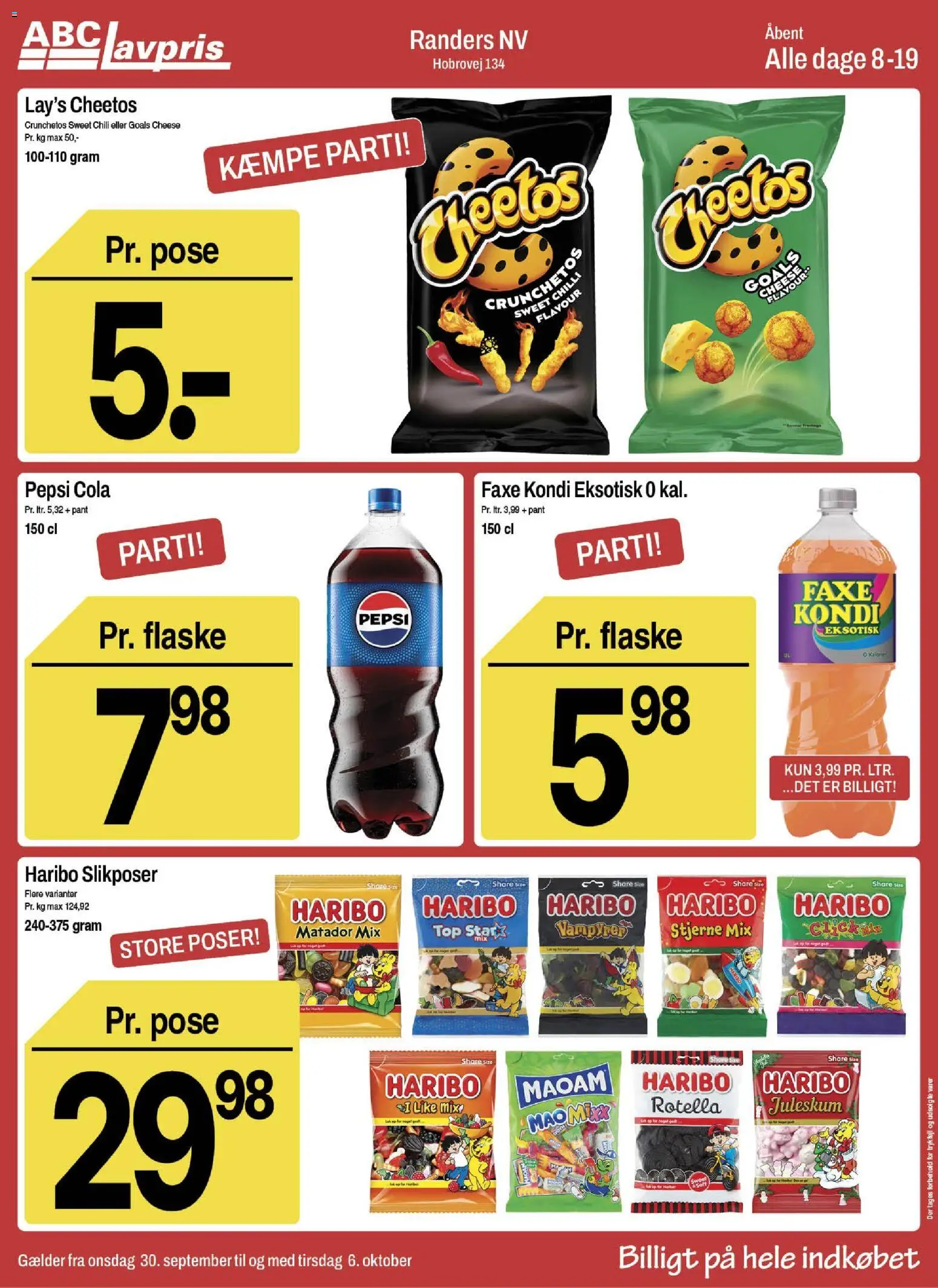 Abc Lavpris tilbudsavis – gyldig fra 30/09/2026 | Side: 2 | Produkter: Chili, Chilli, Cola, Pepsi