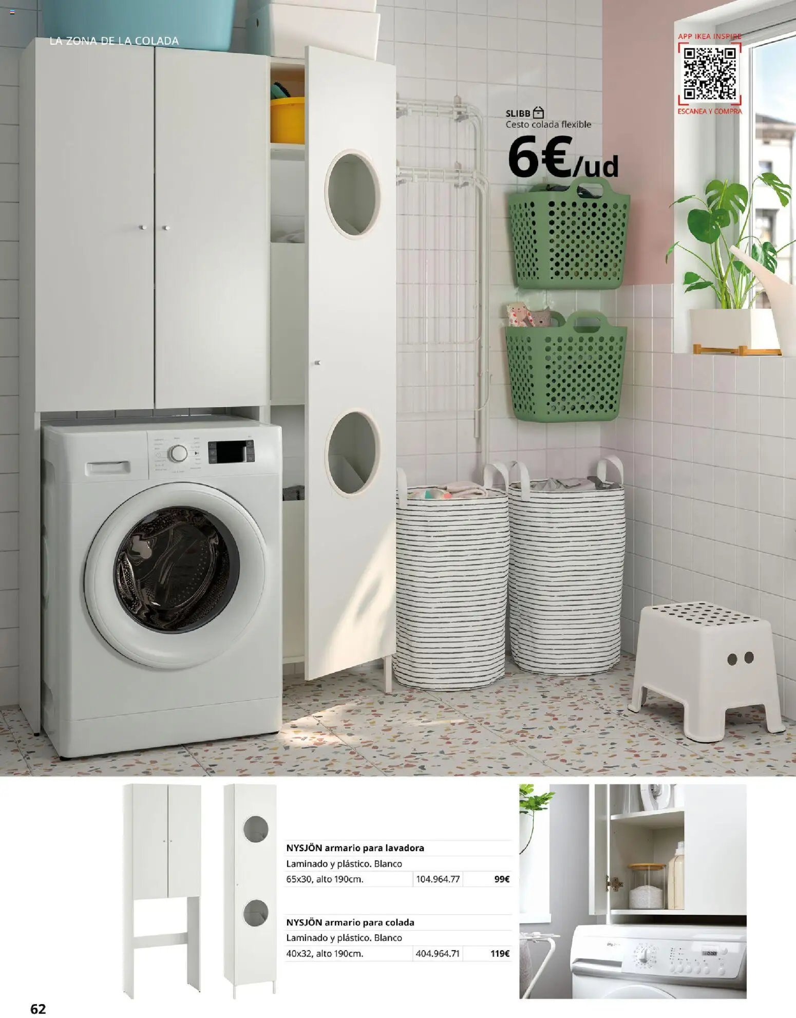 Catálogo IKEA Baños │ válido desde el 01/02/2026 | Página: 62 | Productos: Lavadora, Armario