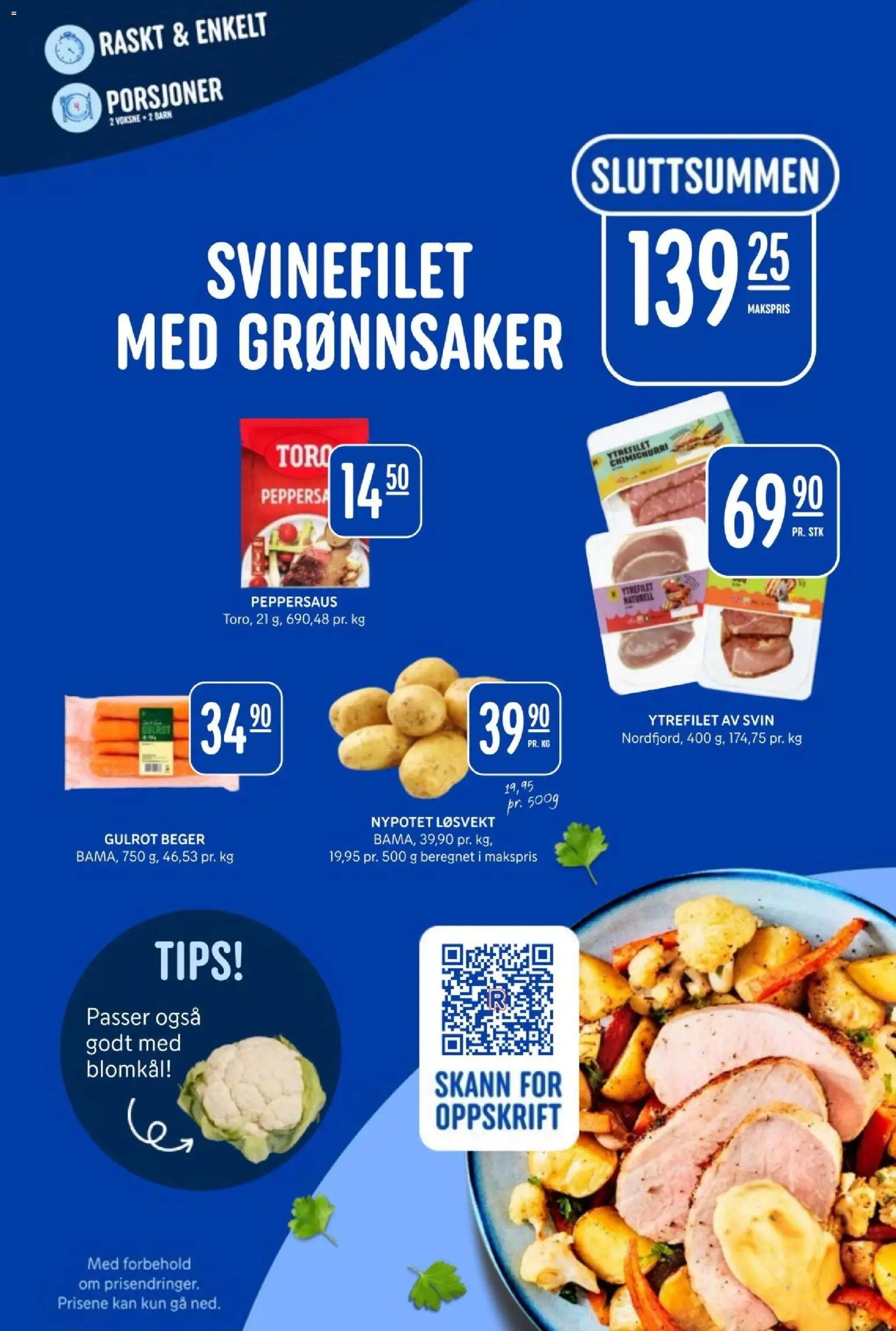 {H1} | Side: 7 | Produkter: Gulrot, Umetna rastlina, Blomkål, Пупс