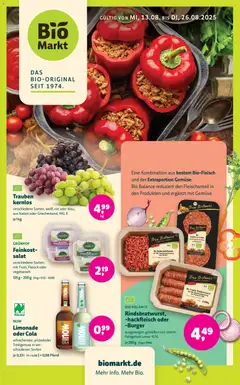 BioMarkt Prospekt ab 13.08.2026 gültig