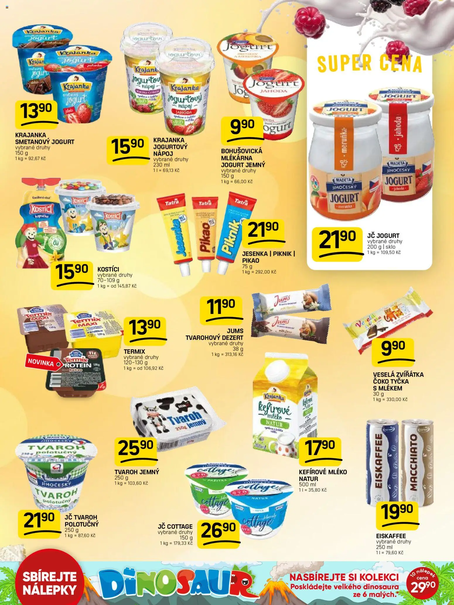 Flop leták od 08.07.2026 | Strana: 7 | Produkty: Tvarohový dezert, Smetanový jogurt, Jogurt, Citron