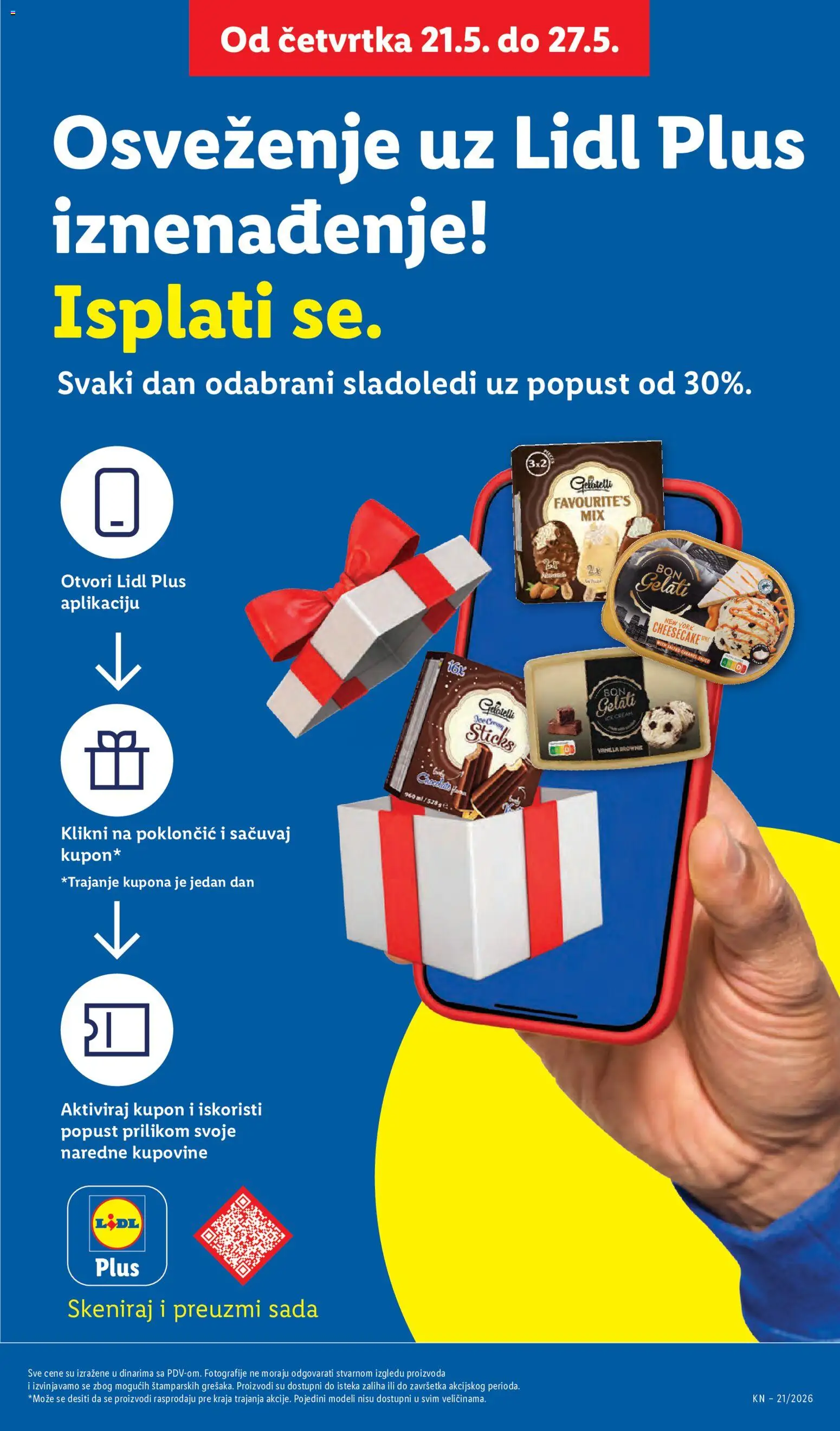 Lidl katalog - važi od 21.05.2026 | Strana: 19 | Proizvode: Brownie, Cheesecake