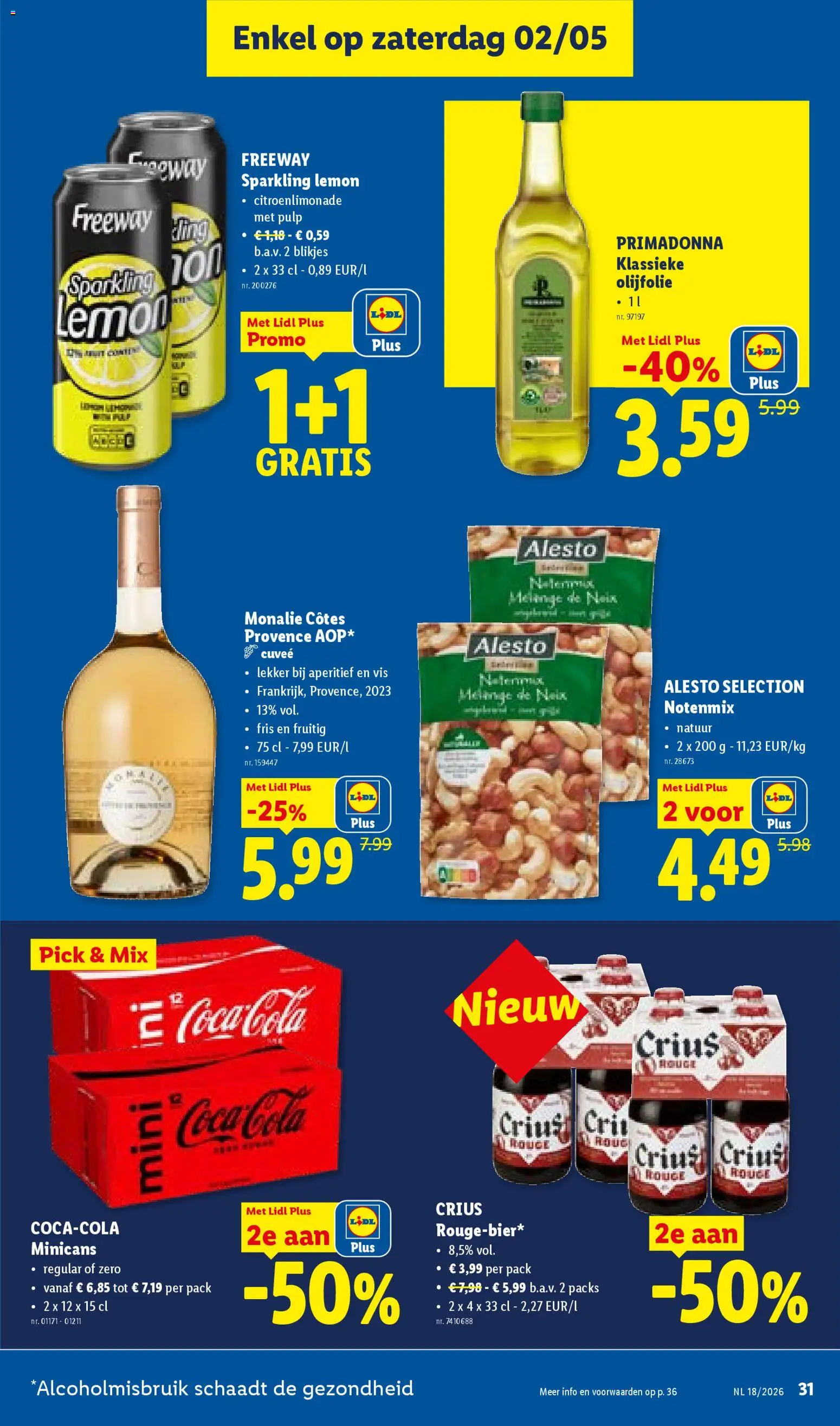 {H1} | Pagina: 31 | Producten: Olijfolie, Vis, Coca Cola