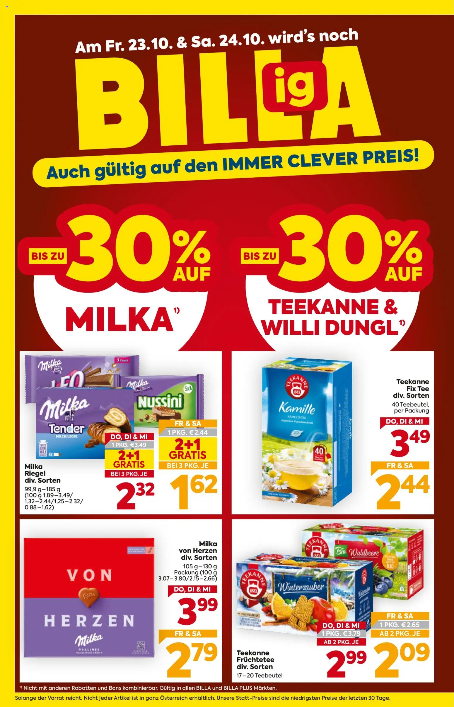 Billa Flugblatt gültig ab 22.10.2026 | Seite: 4