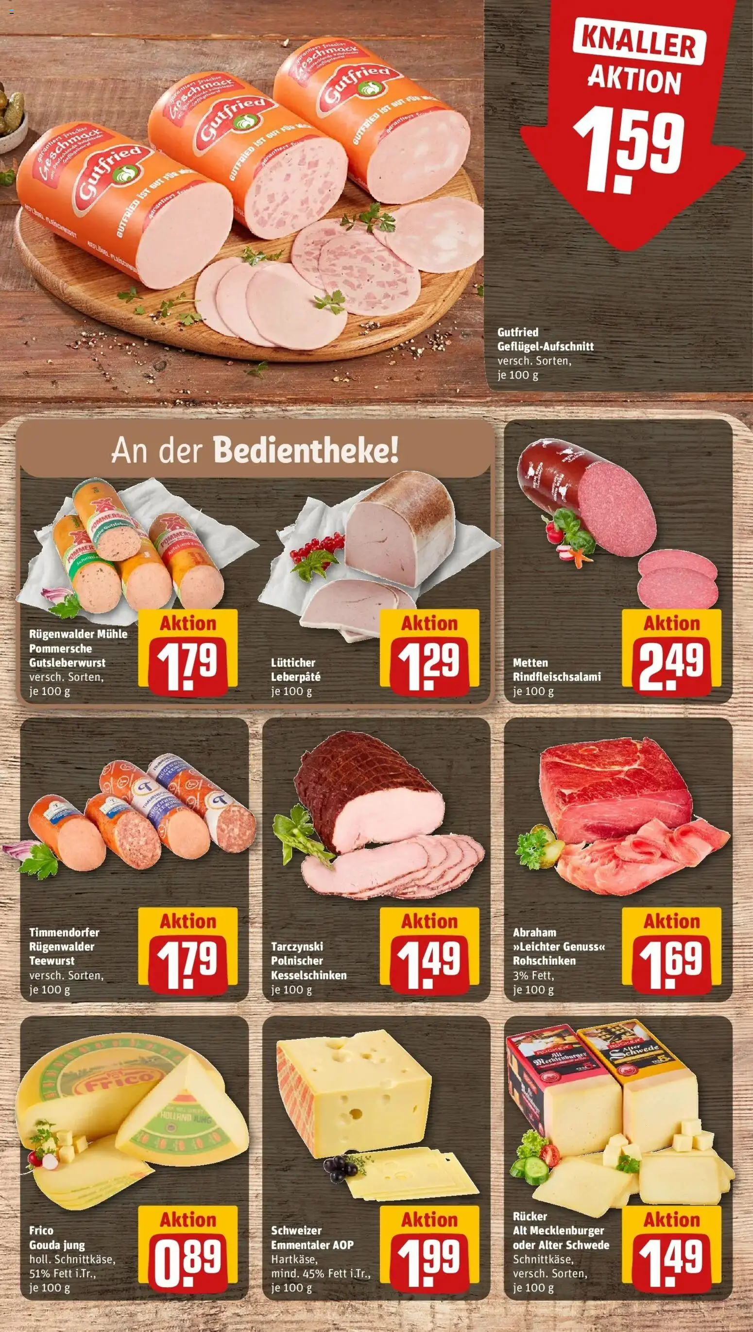 REWE Prospekt ab 10.08.2026 zum Blättern » Angebote | Seite: 8 | Produkte: Mühle, Gouda