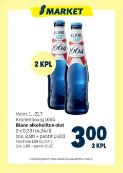 S-market-mainoslehti voimassa 01/07/2026 alkaen