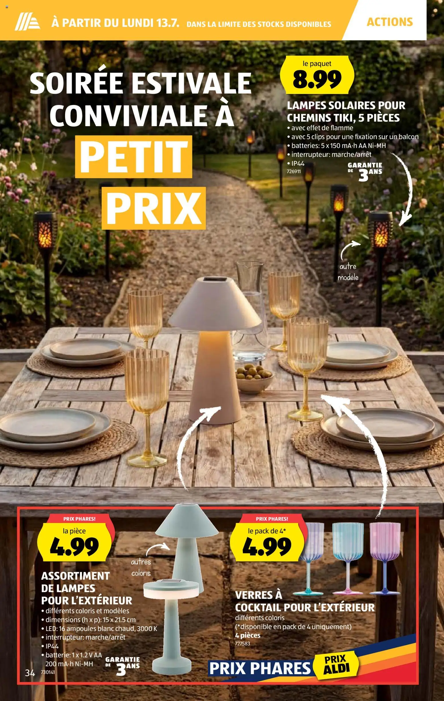 Aldi aktionen FR – gültig ab 09.07.2026 | Seite: 34 | Produkte: Batterie
