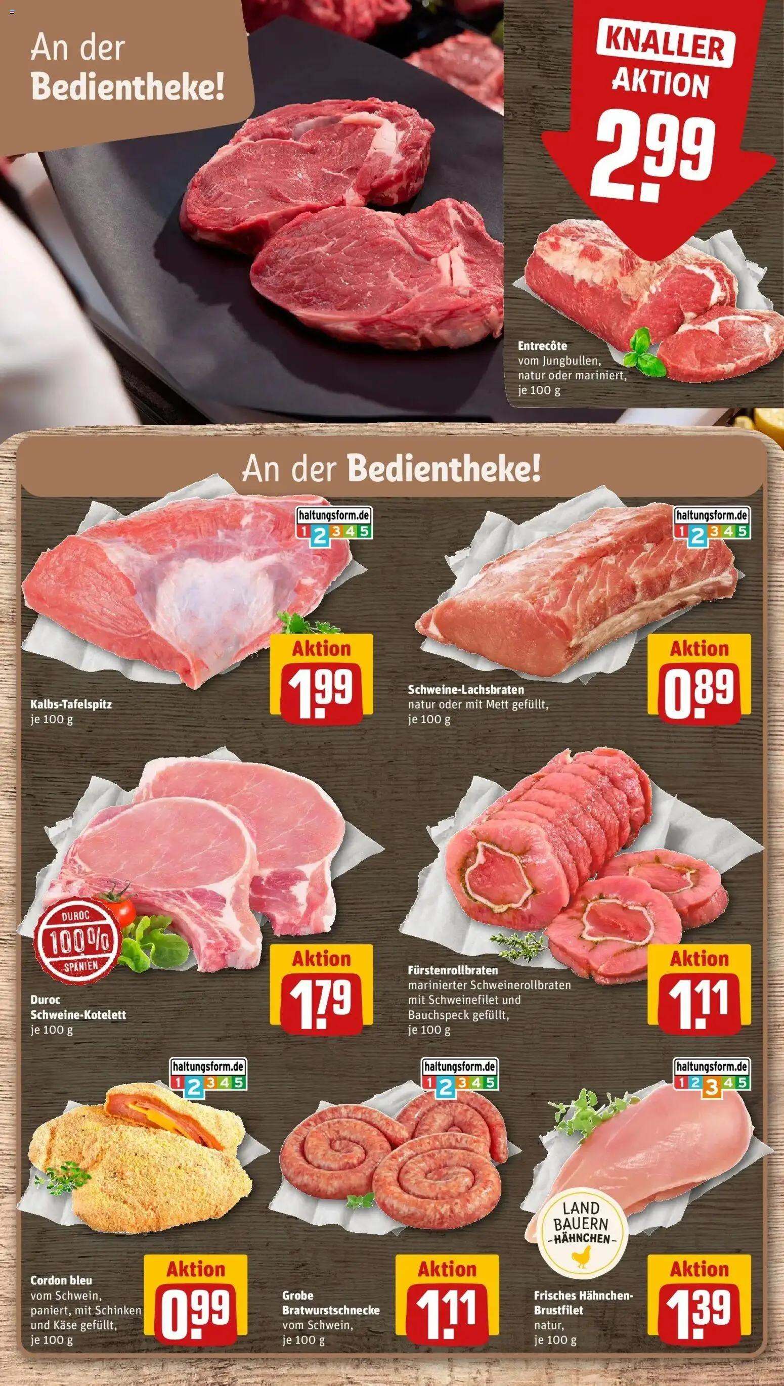 REWE Prospekt ab 21.09.2026 zum Blättern » Angebote | Seite: 14 | Produkte: Hahnchen, Käse, Schweinefilet, Schinken