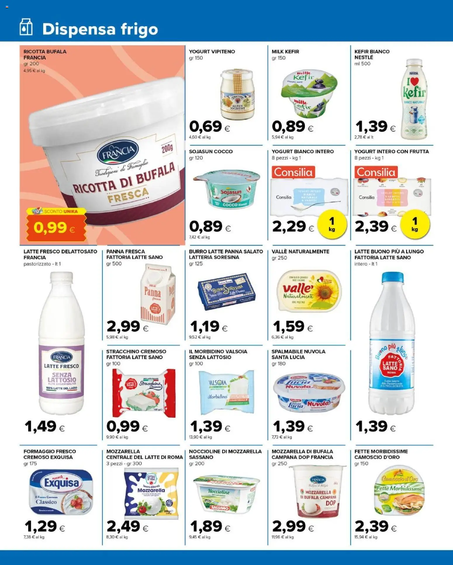 Volantino Tigre del 29/07/2026 | Pagina: 6 | Prodotti: Yogurt, Frutta, Latte, Burro