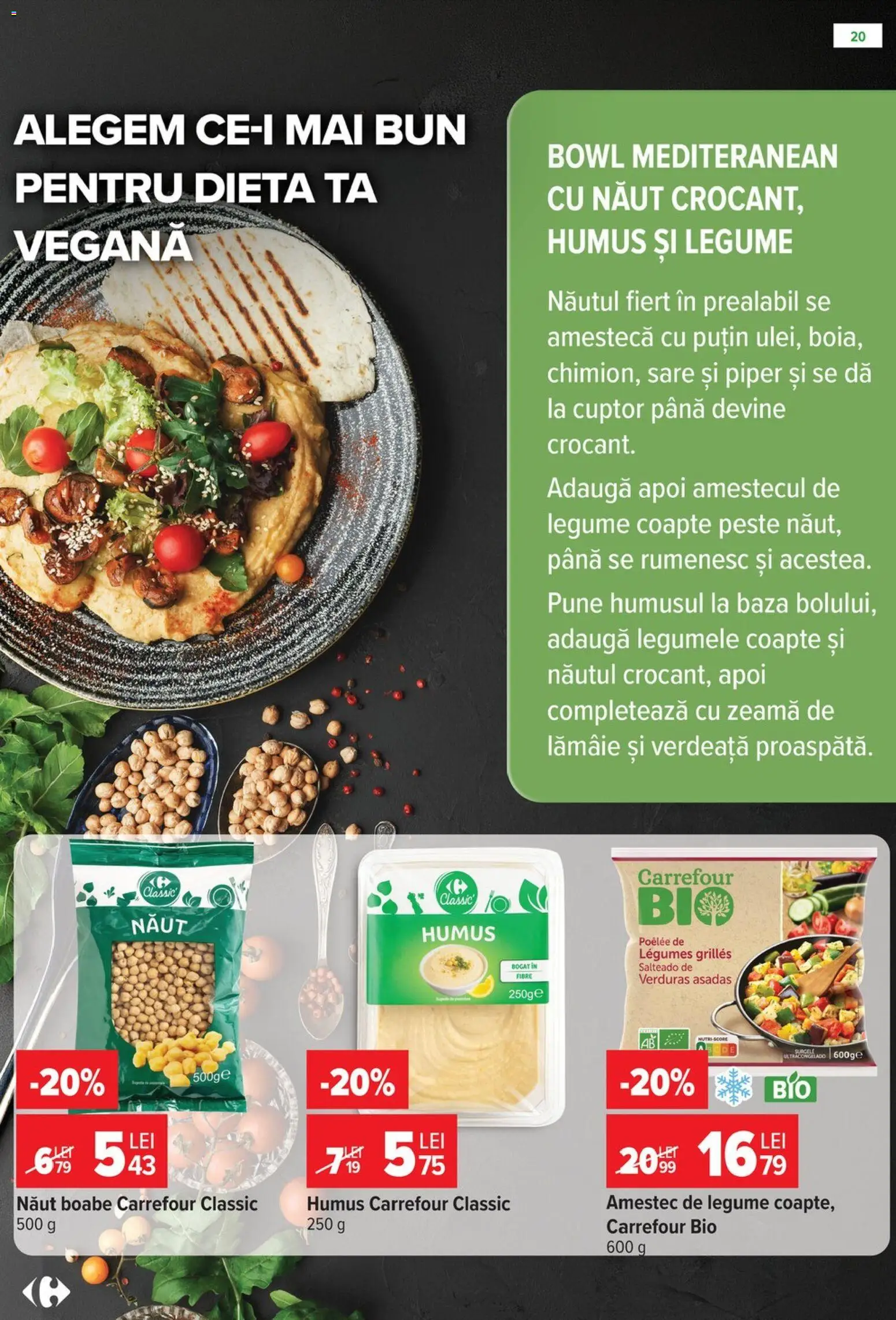 Noul catalog Carrefour – valabil de la 14.10.2026 | Pagină: 20 | Produse: Cuptor, Amestec, Humus, Lămâie