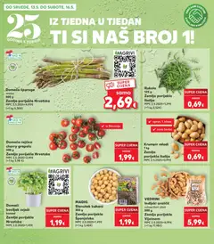 Krumpir mladi, 1 kg Zemlja porijekla Italija - Pregled kataloga iz trgovine Kaufland, vrijedi od 13.05.2026 | Stranica: 2