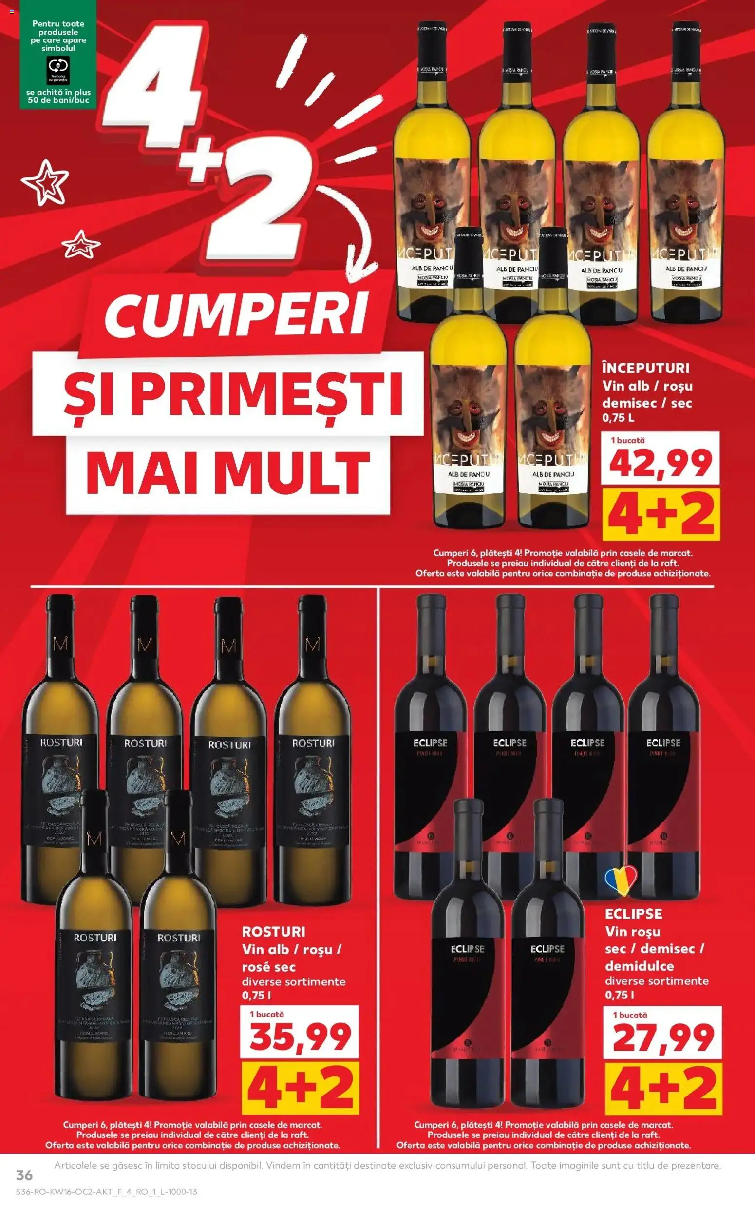 Noul catalog Kaufland – valabil de la 15.04.2026 | Pagină: 36 | Produse: Vin