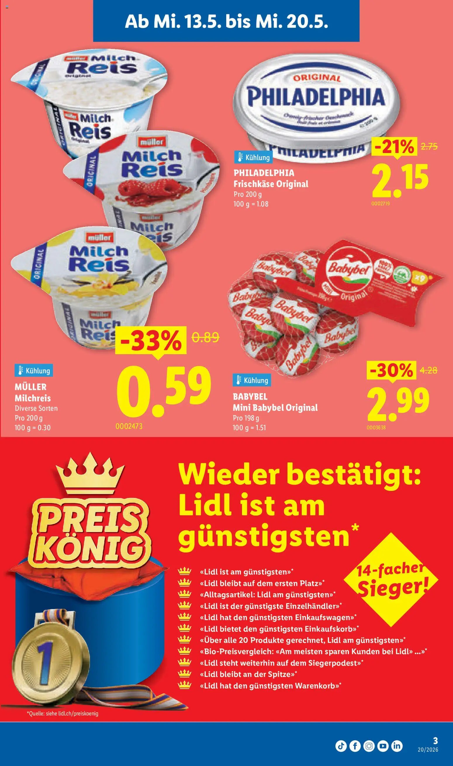 Lidl Aktionen Neueröffnung Luzern – gültig ab 13.05.2026 | Seite: 3