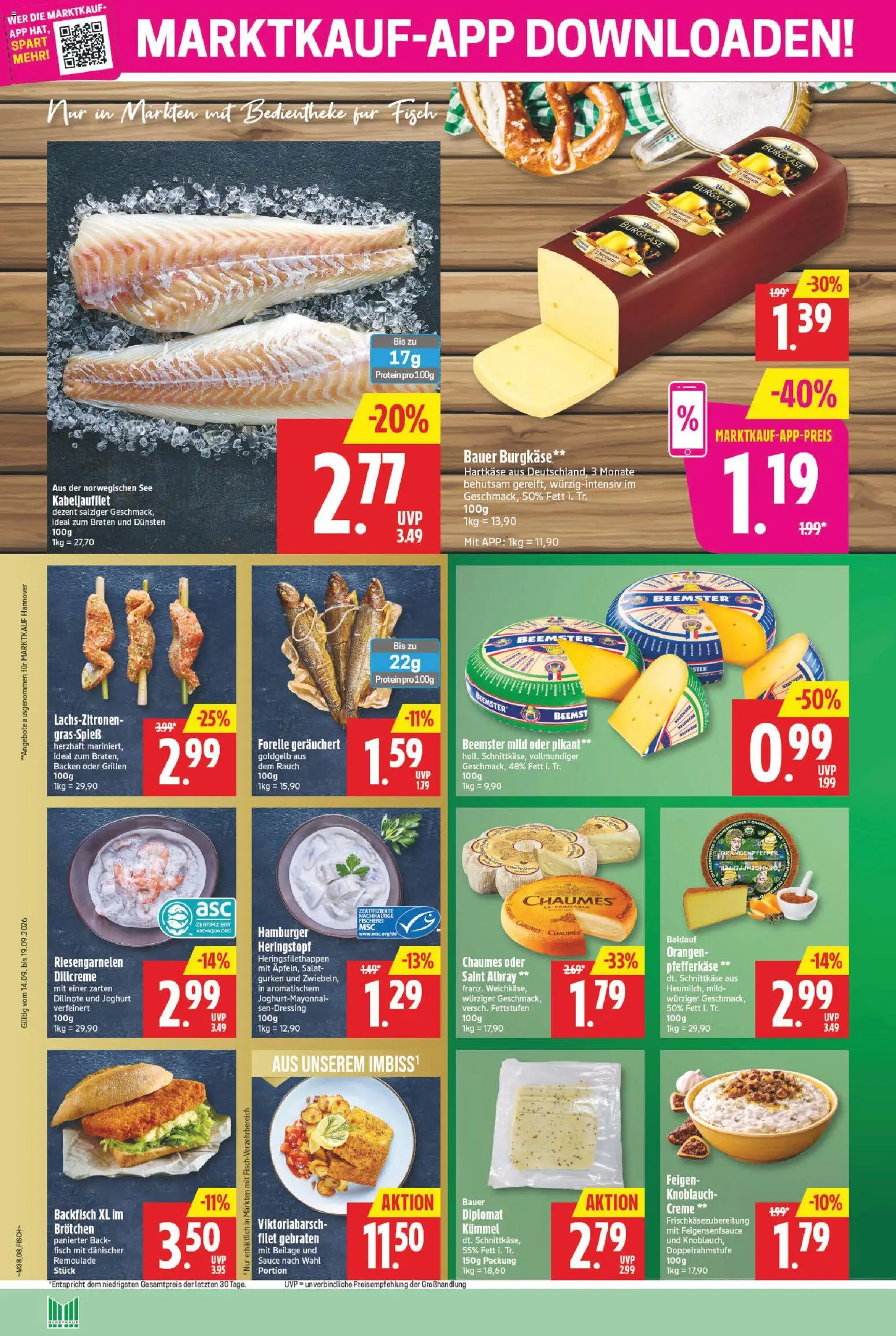 Marktkauf Prospekt – gültig ab 14.09.2026 | Seite: 8 | Produkte: Orangen, Creme, Knoblauch, Feigen
