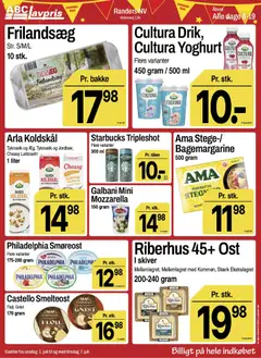 Abc Lavpris - Tilbudsavis uge 27 gyldig fra 01/07/2026 | Side: 4 | Produkter: Ost, Jordbær, Smøreost, Mozzarella
