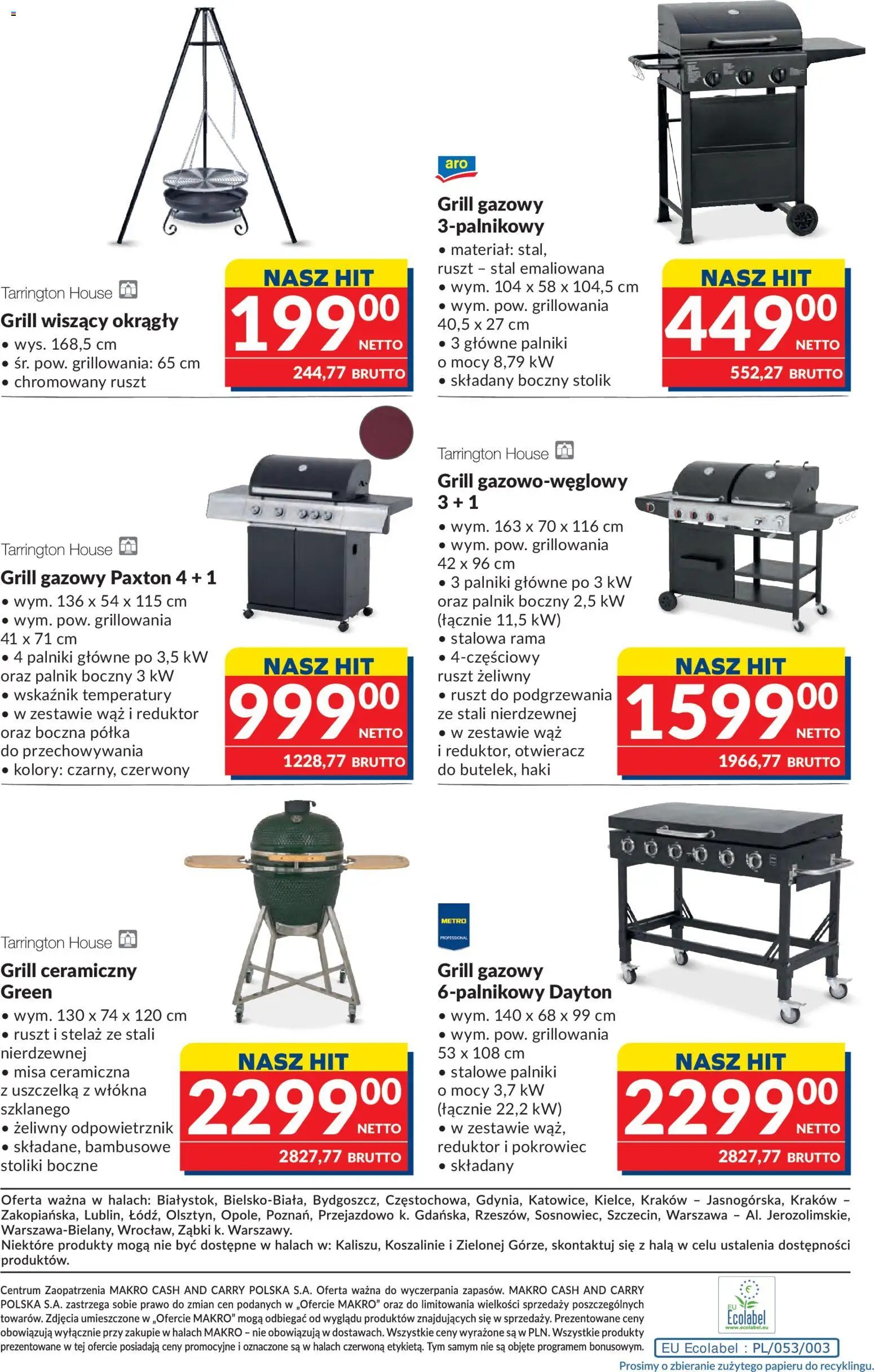 Makro gazetka - Grill Ogród od 26.05.2026 | Strona: 24 | Produkty: Grill, Grill gazowy, Ruszt, Półka