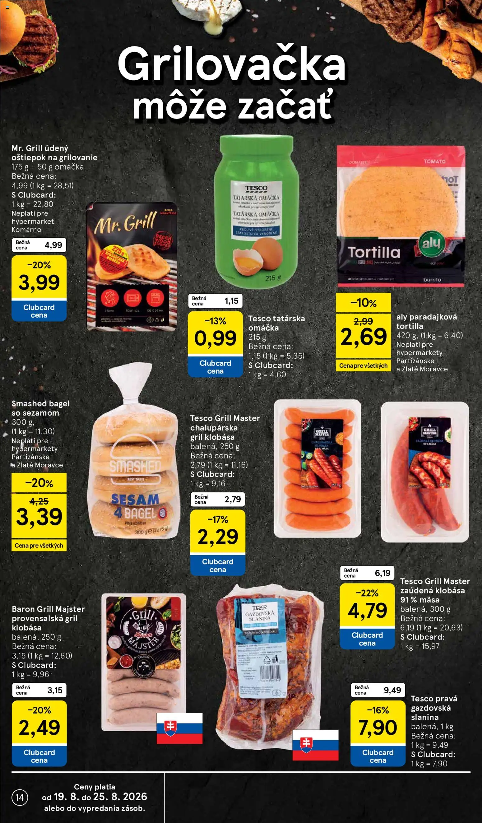 Nové Tesco akcie – leták je platný od 19.08.2026 | Strana: 14