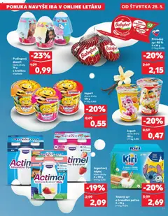 Kaufland leták platný od 28.05.2026 | Strana: 31 | Produkty: Syr, Jogurt, Actimel