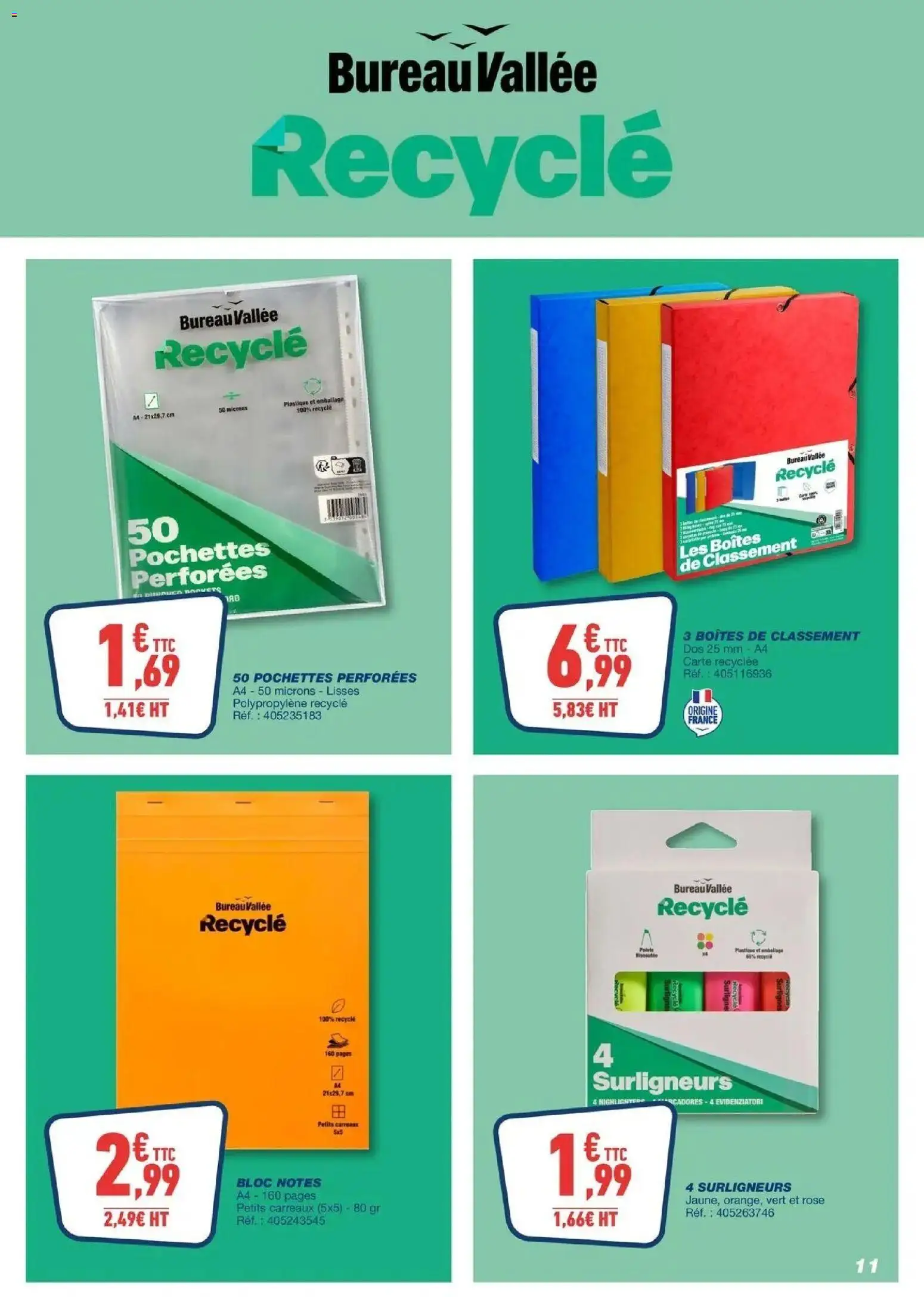 {H1} | Page: 11 | Produits: Bureau