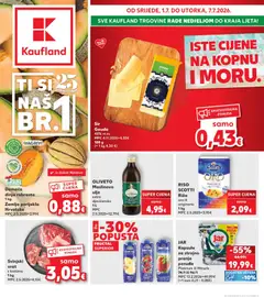 Kaufland HR akciós újság - amely érvényes a következő dátumtól: 2026.07.01.