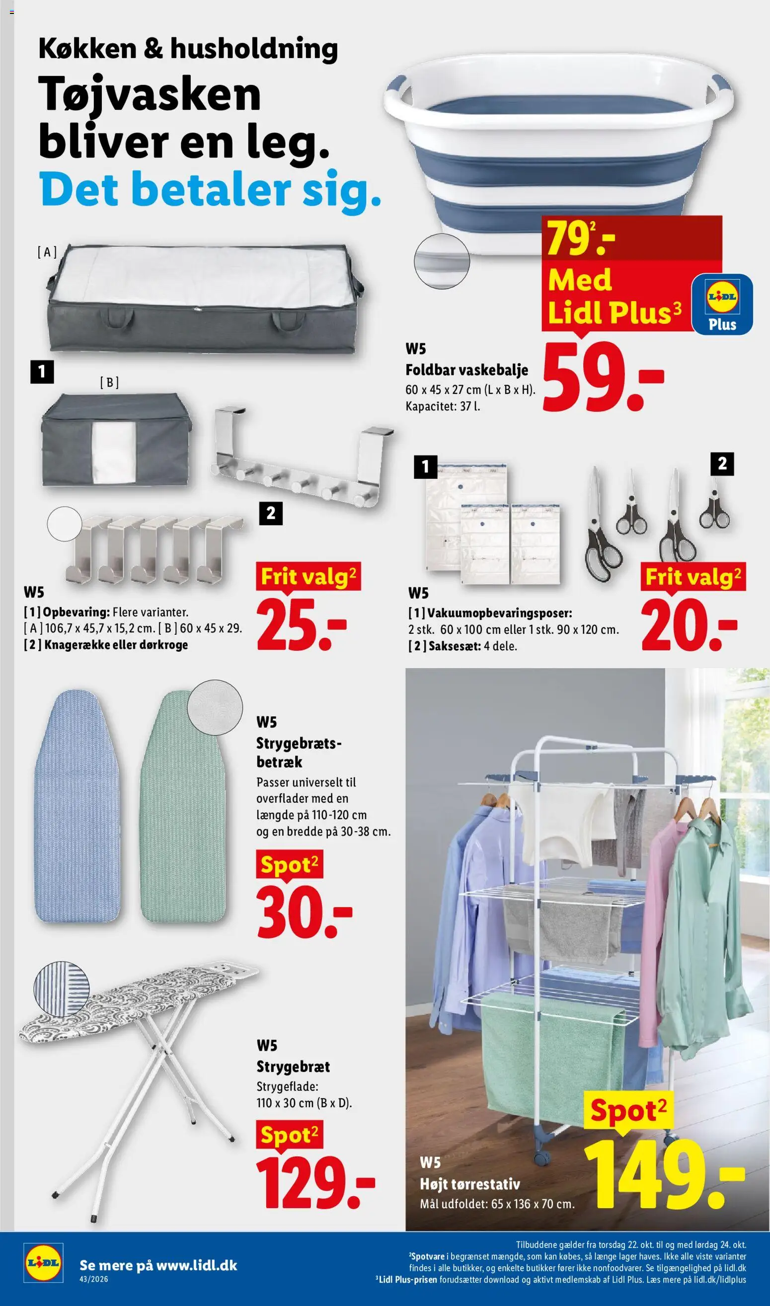 Lidl tilbudsavis – gyldig fra 18/10/2026 | Side: 6 | Produkter: Strygebræt, Søm