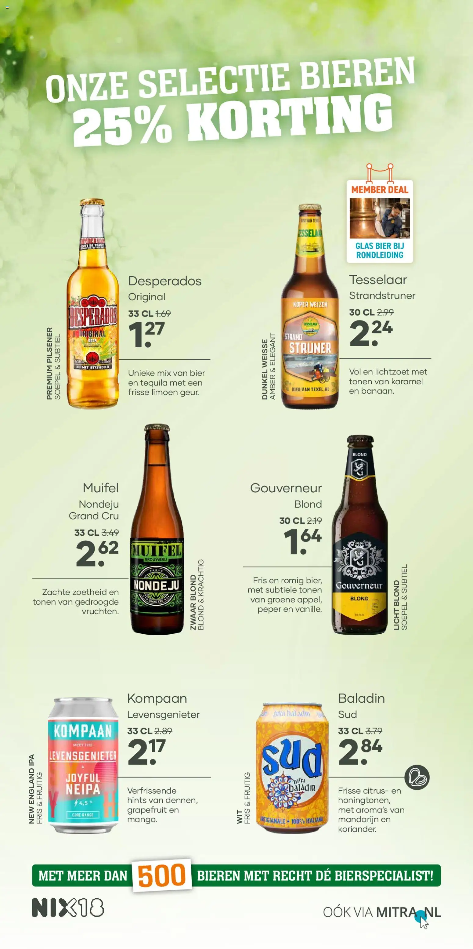 Mitra folder vanaf 07-09-2026 || NIEUWE | Pagina: 14 | Producten: Limoen, Desperados, Glas, Peper