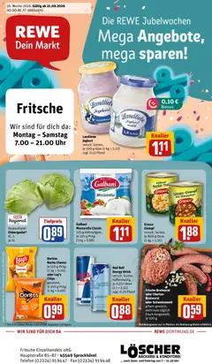 Rewe Prospekt Sprockhövel ab 21.09.2026 gültig